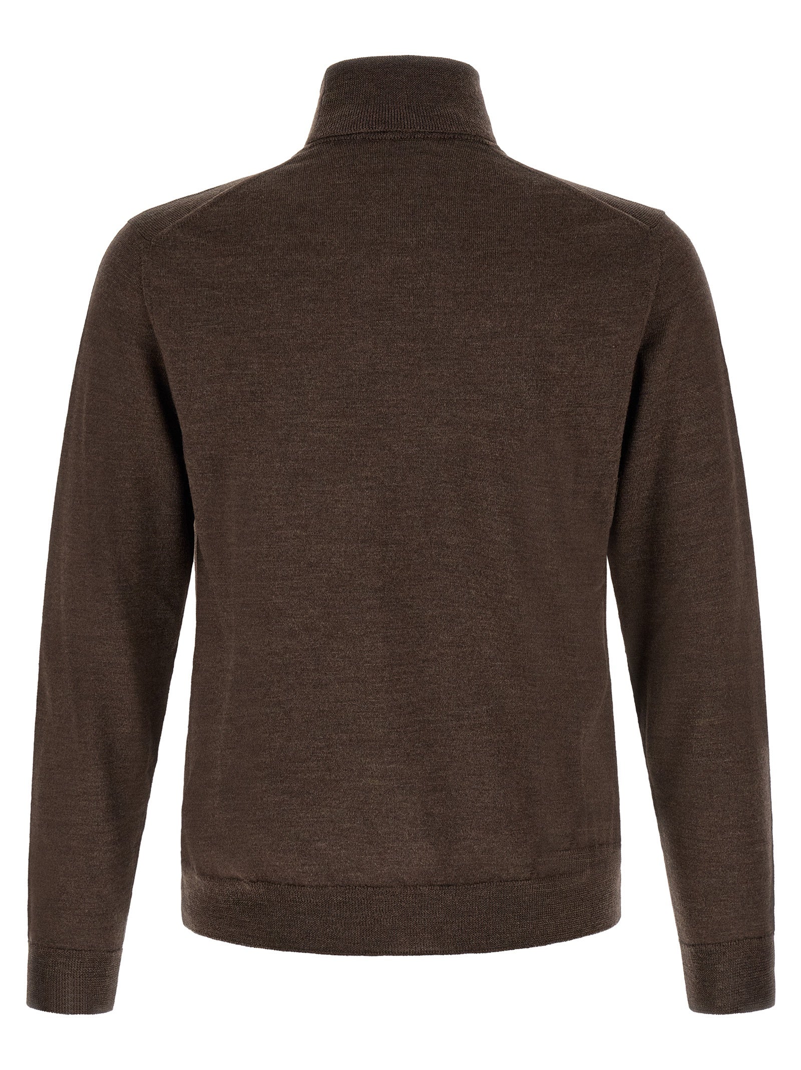 Brown Virgin Wool Cardigan