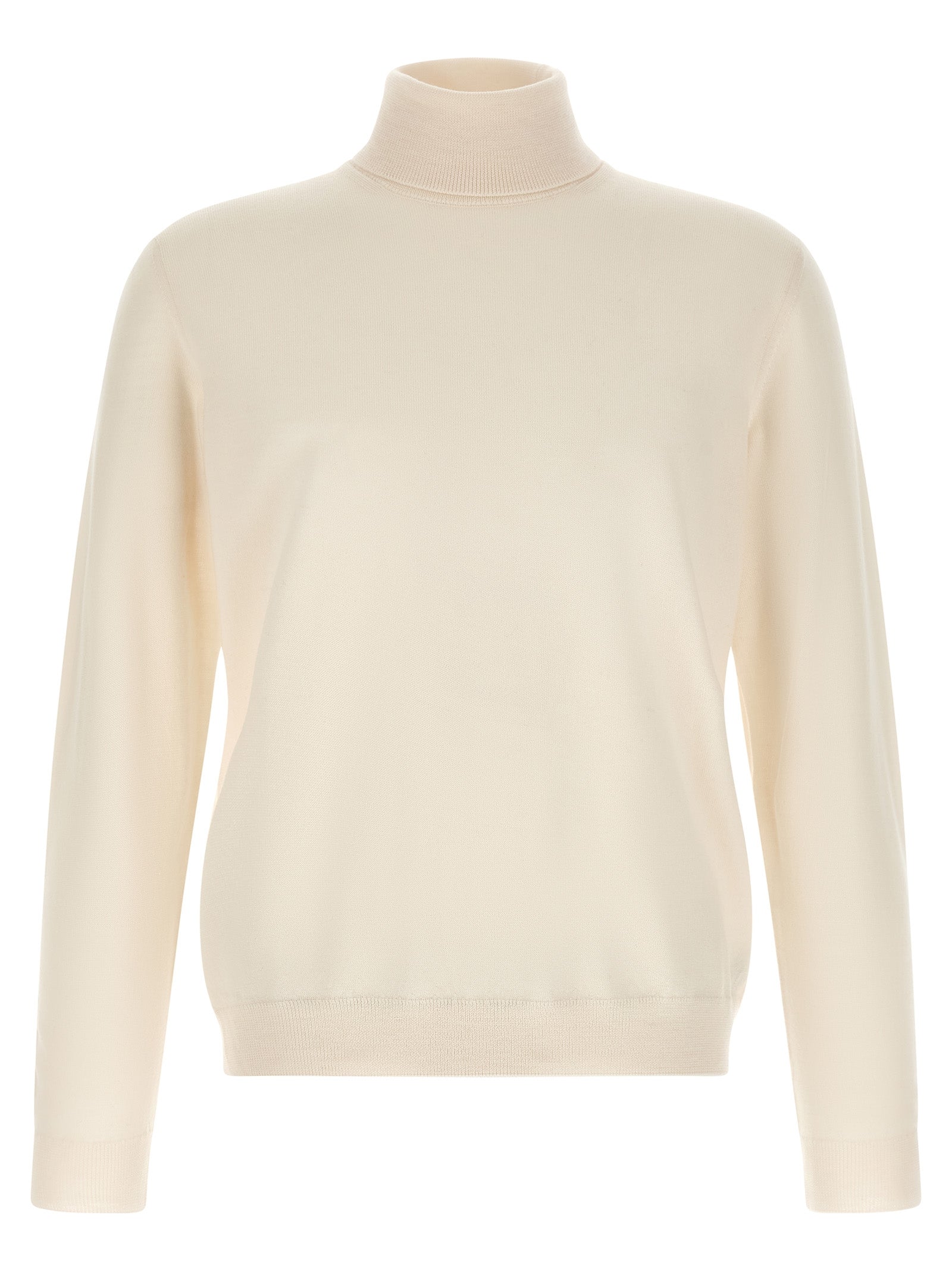 White Virgin Wool Cardigan