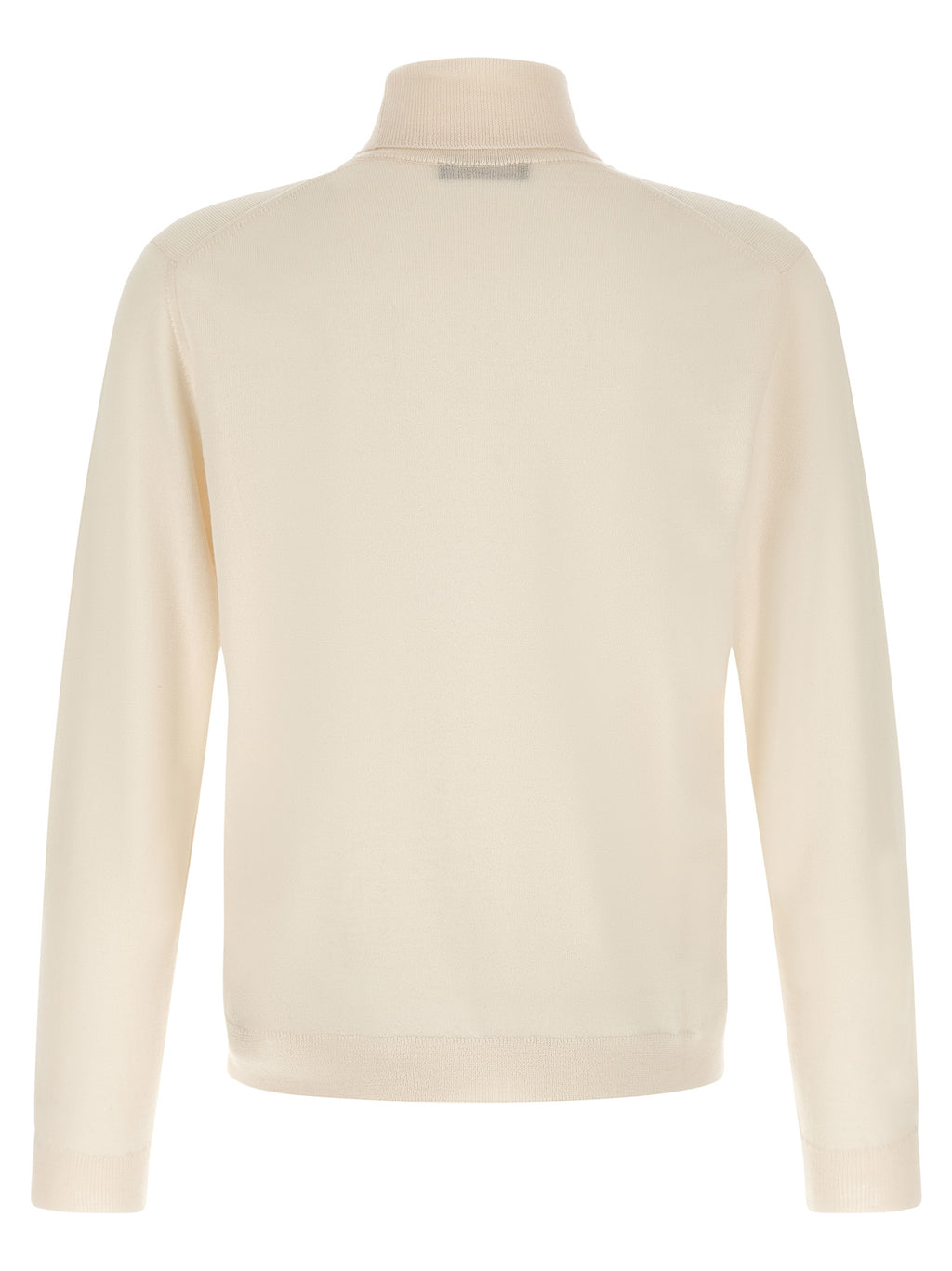 White Virgin Wool Cardigan