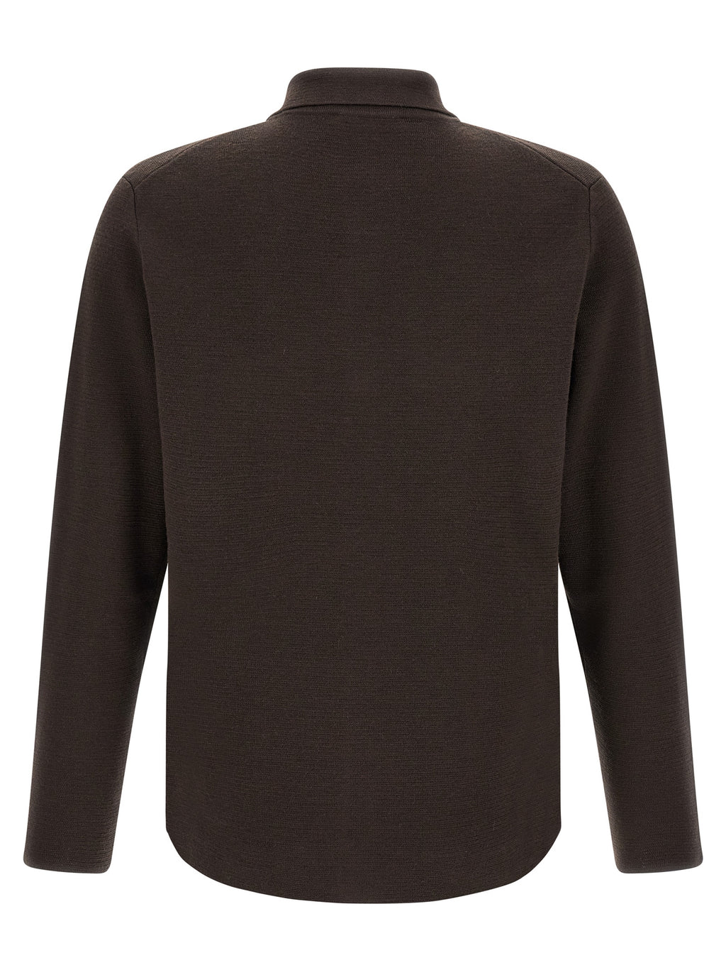 Brown Virgin Wool Cardigan