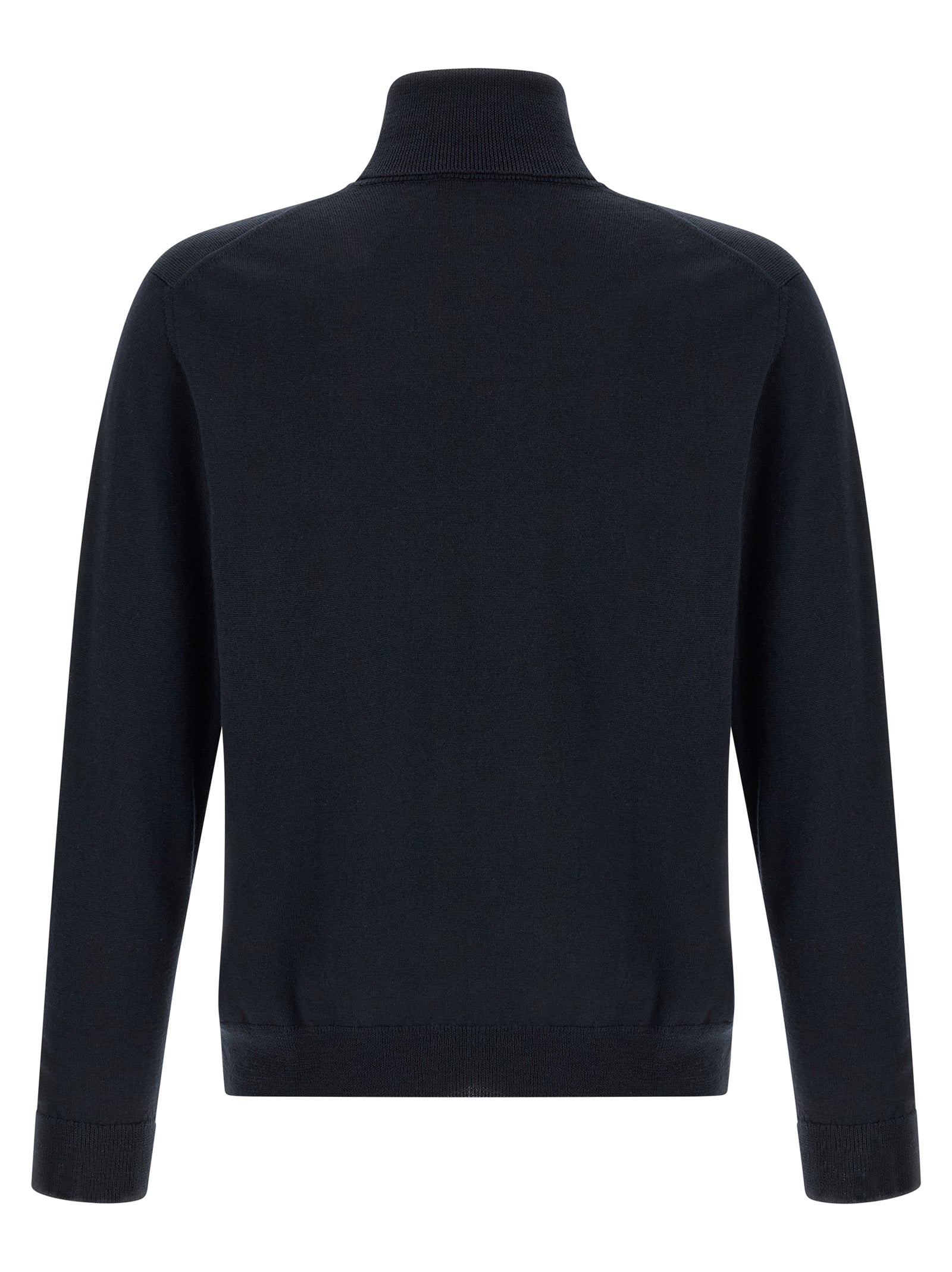 Blue Virgin Wool Cardigan