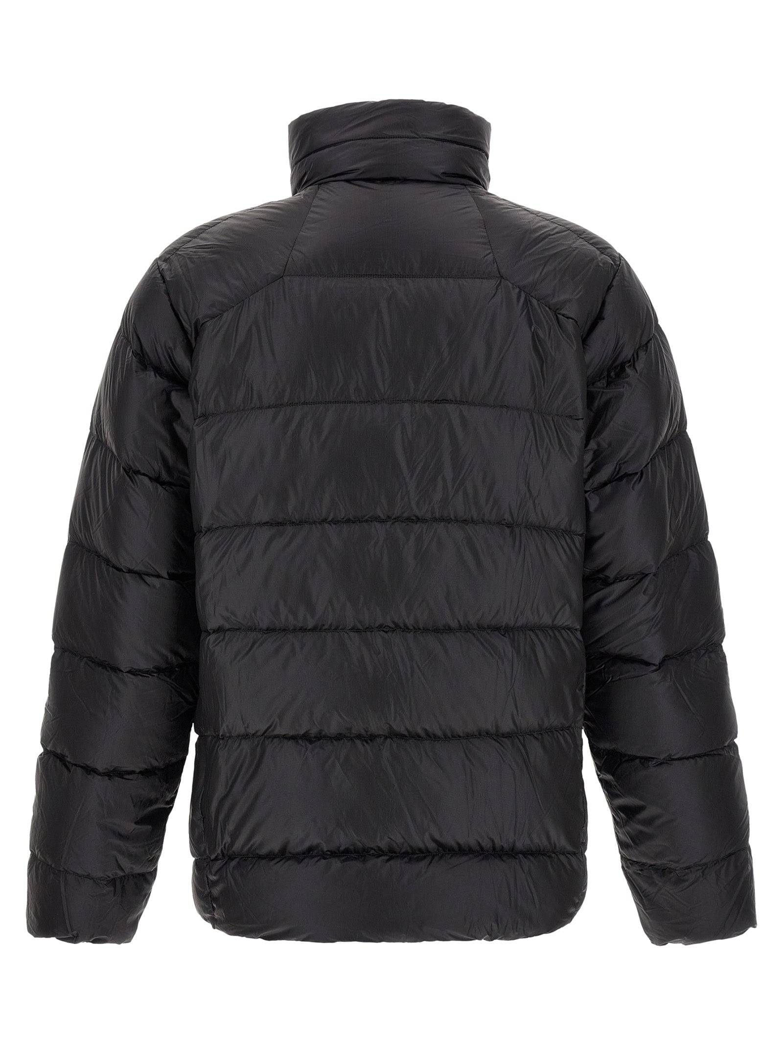 Black Nylon Full-Length Jacket