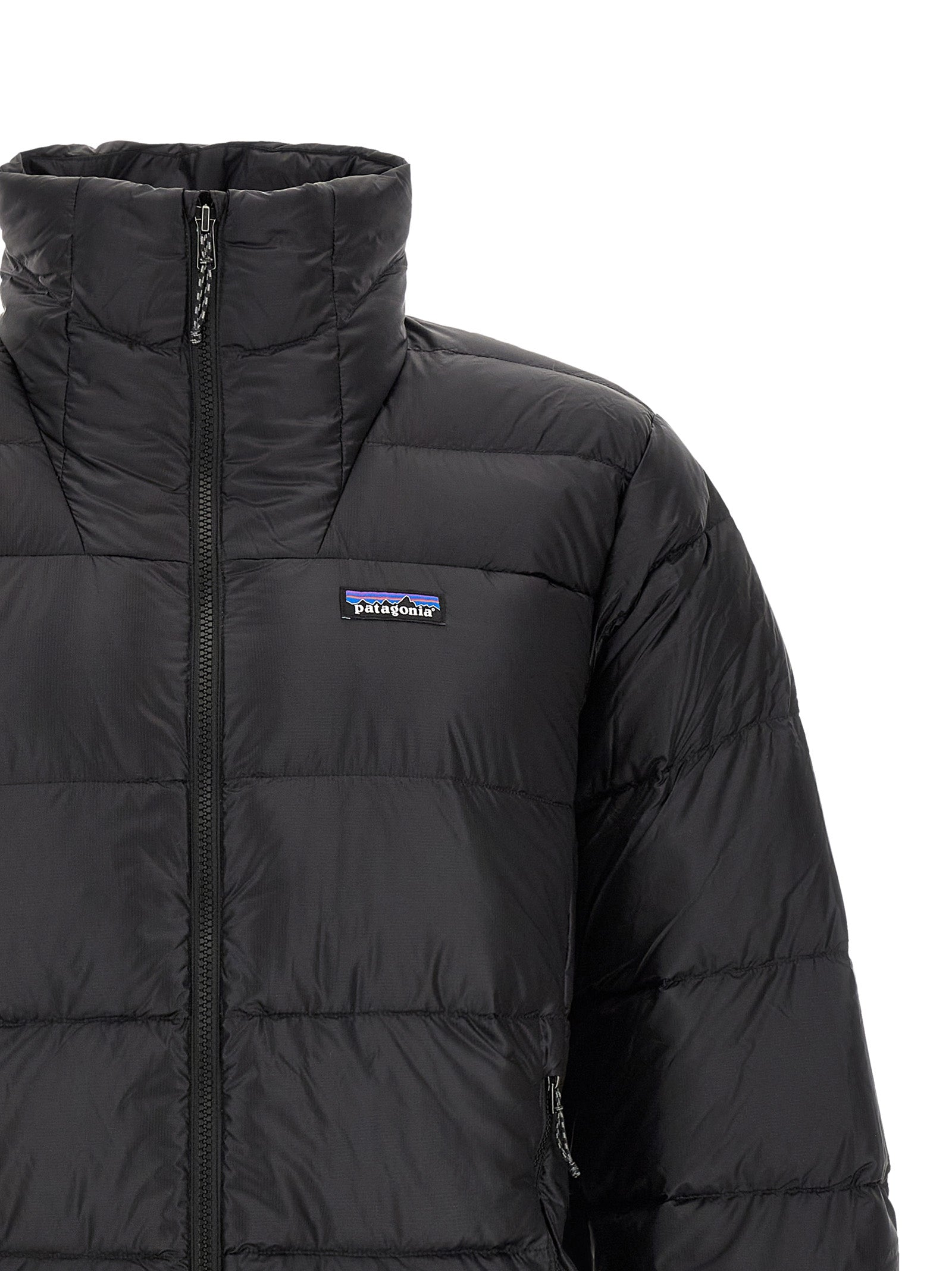 Black Nylon Full-Length Jacket