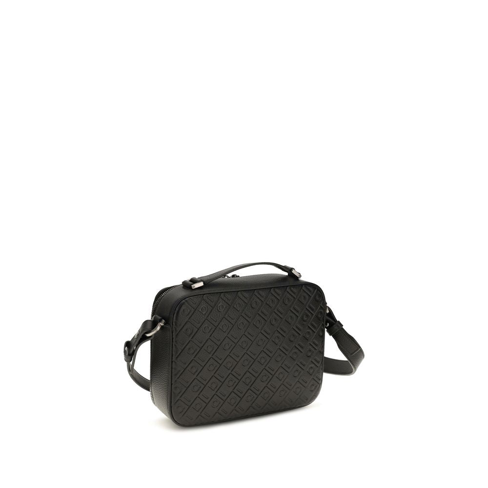 Black Calf Leather Bos Taurus Shoulder Bag