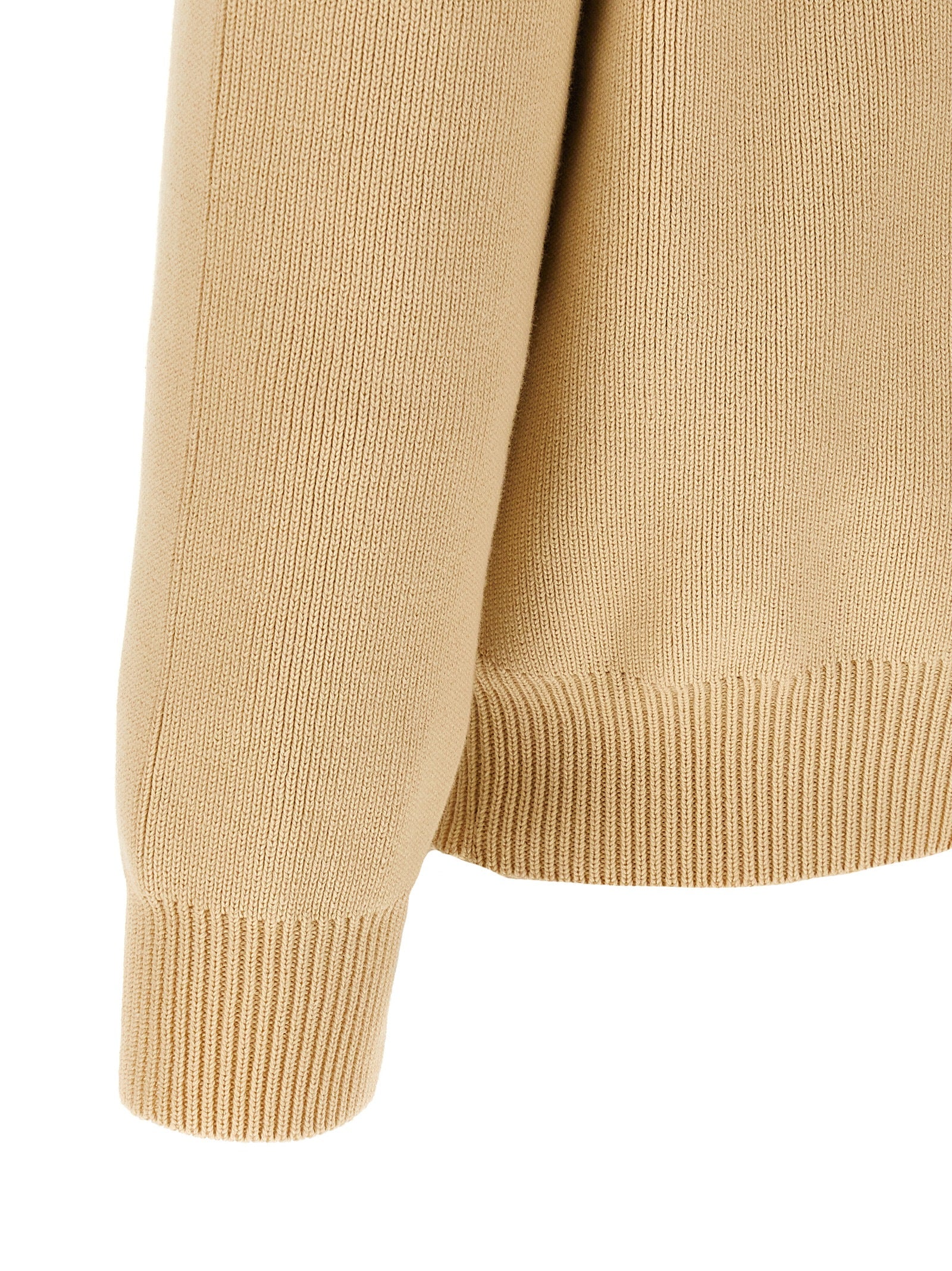 Beige Cotton Cardigan