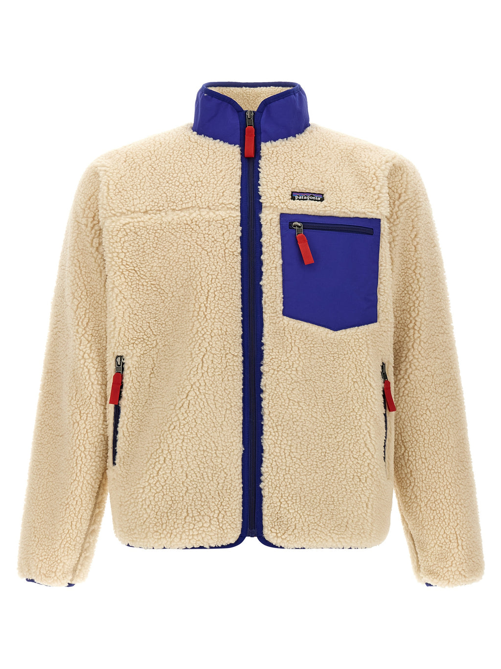 Beige Polyester Full-Length Jacket