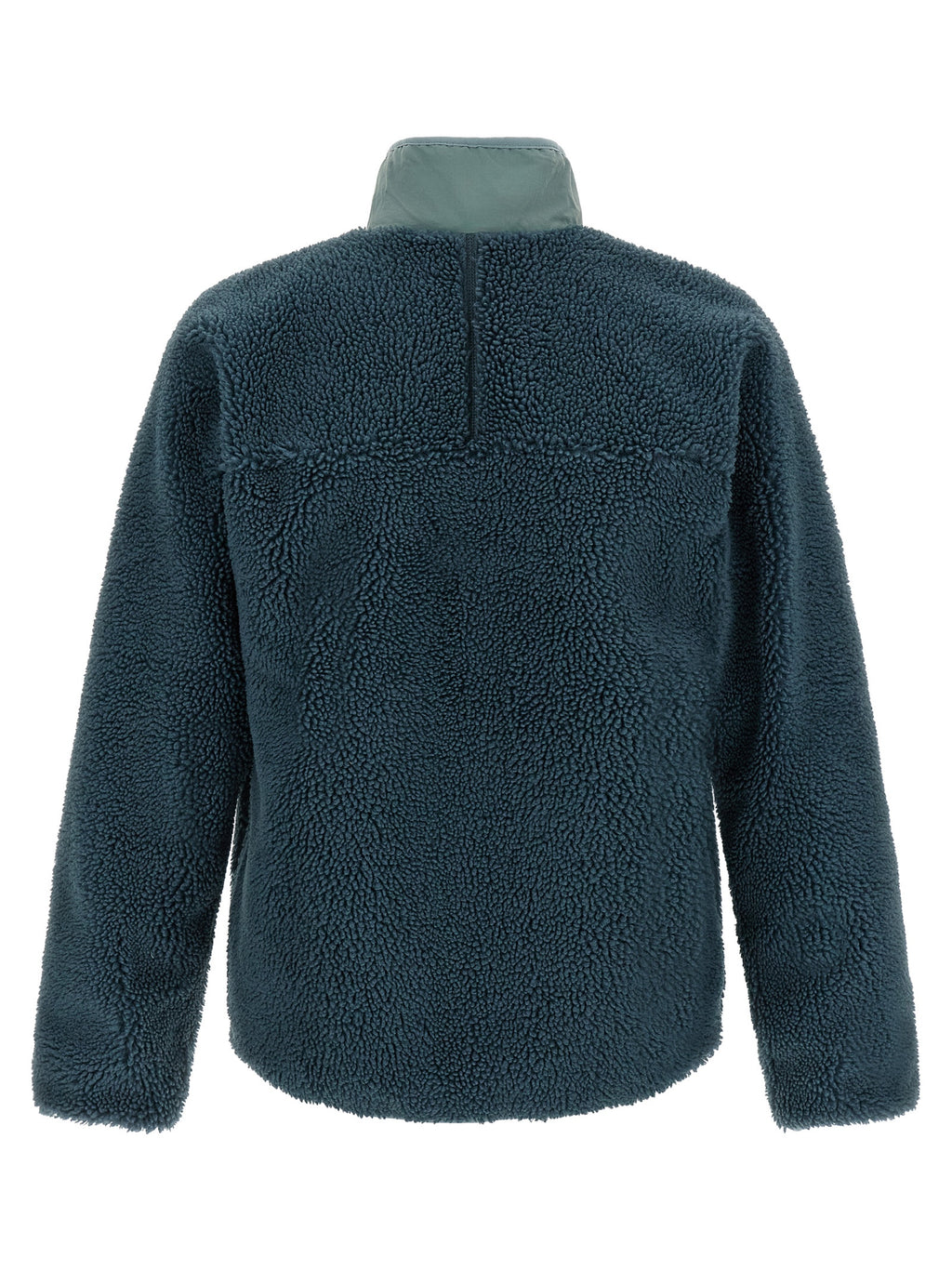 Blue Polyester Shell Jacket