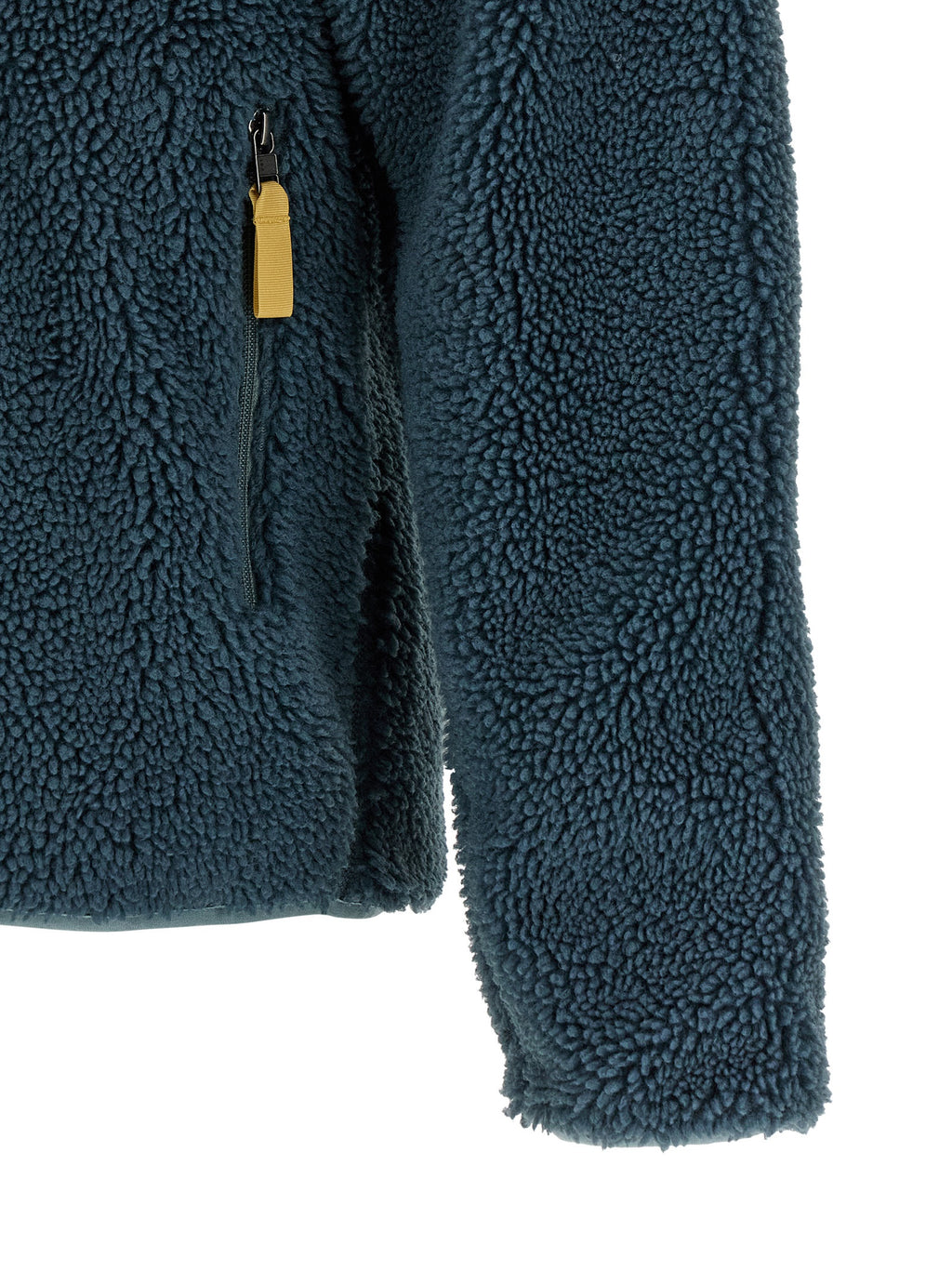 Blue Polyester Shell Jacket