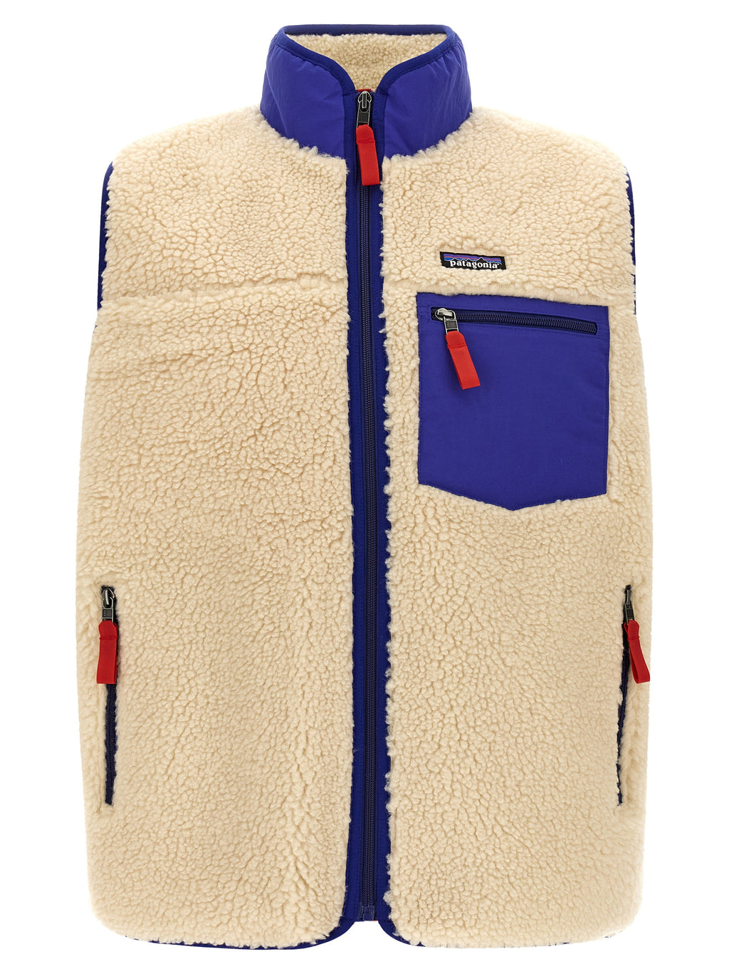 Beige Polyester Sleeveless Jacket