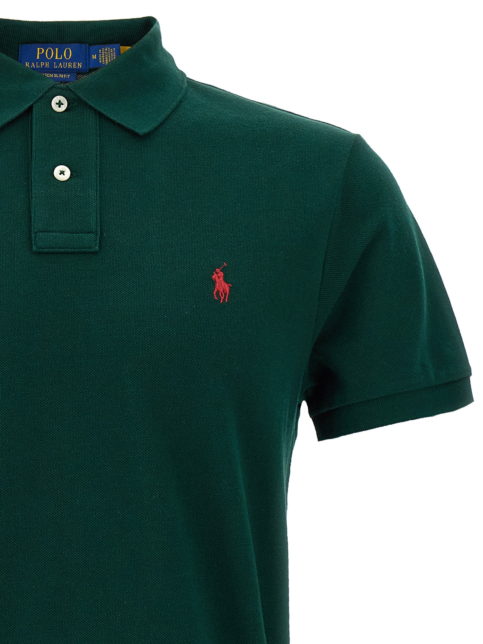 Bicolor Cotton Polo Shirt