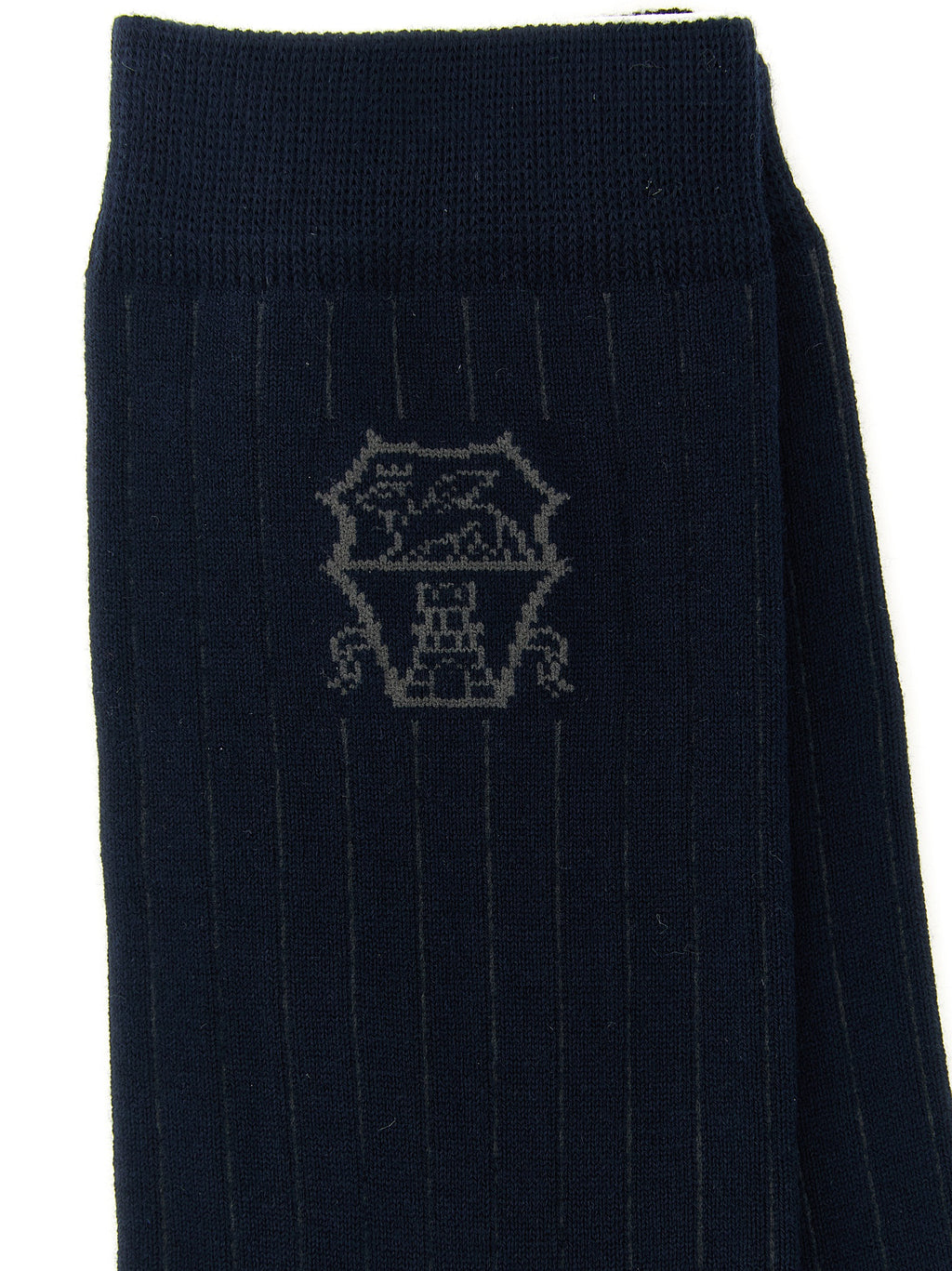 Blue Cotton Socks