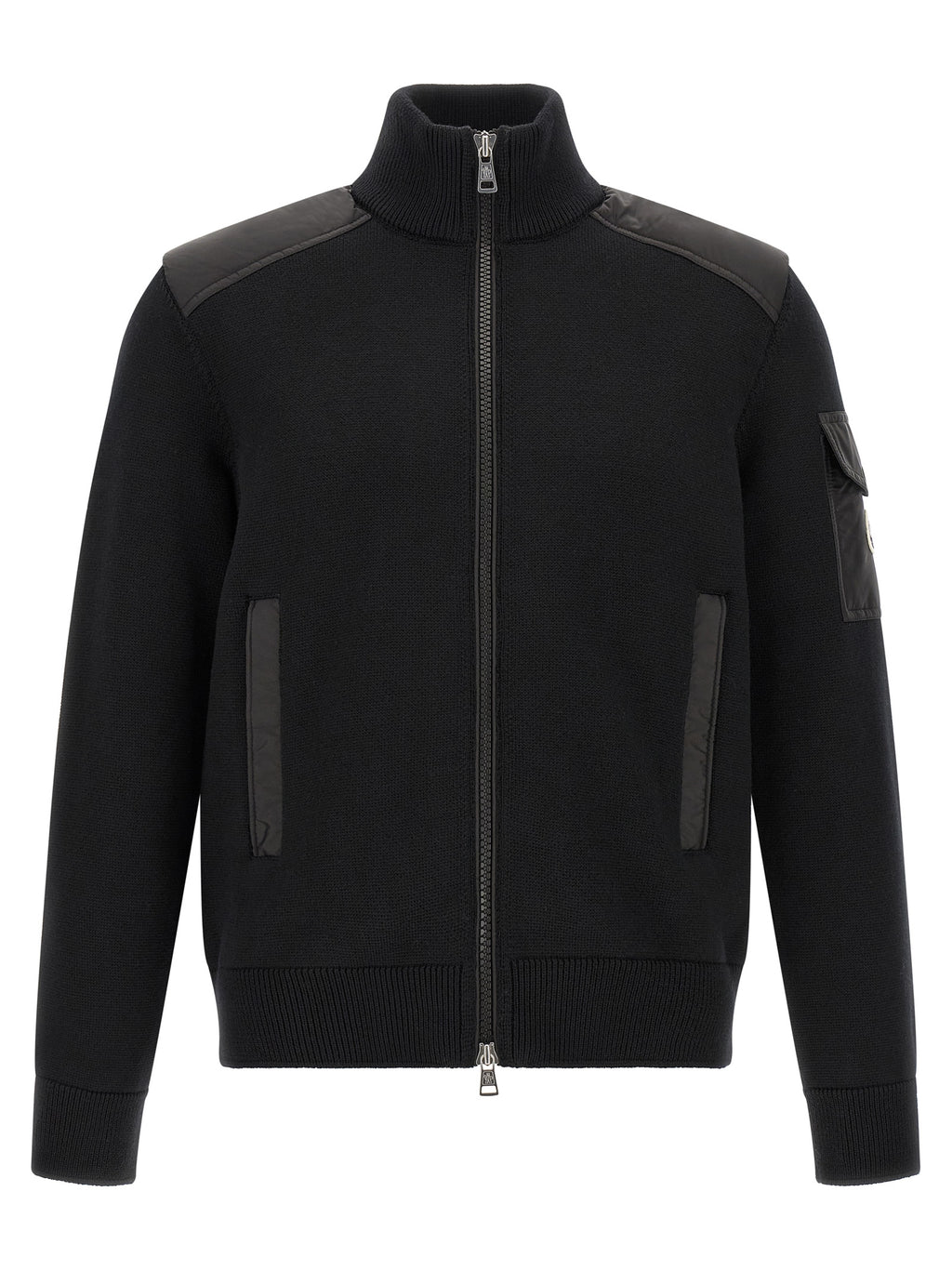 Black Polyamide Cardigan