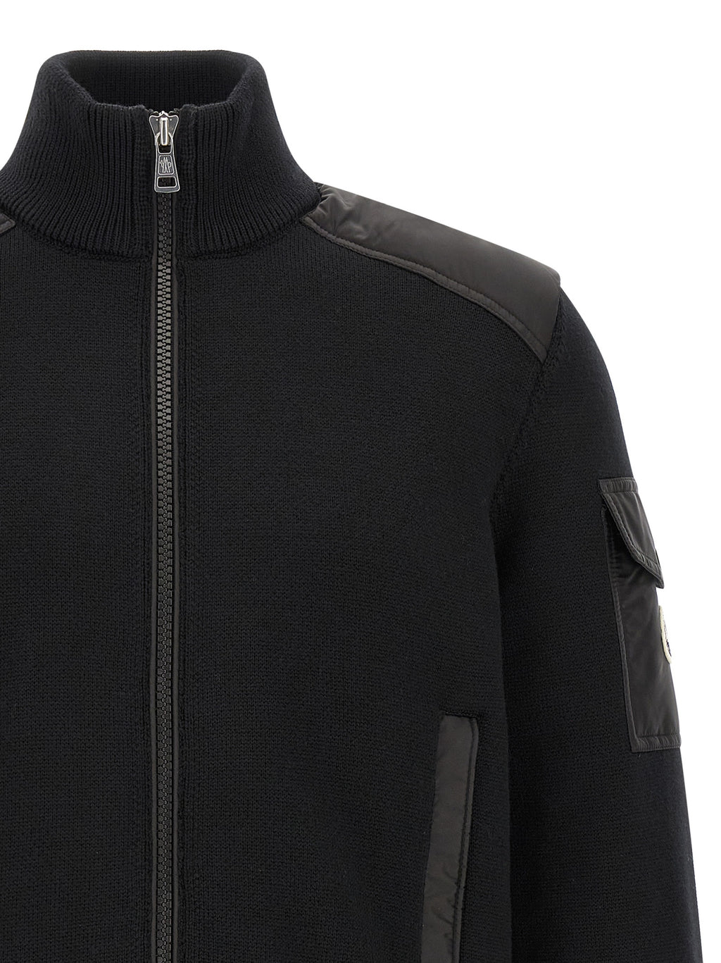 Black Polyamide Cardigan