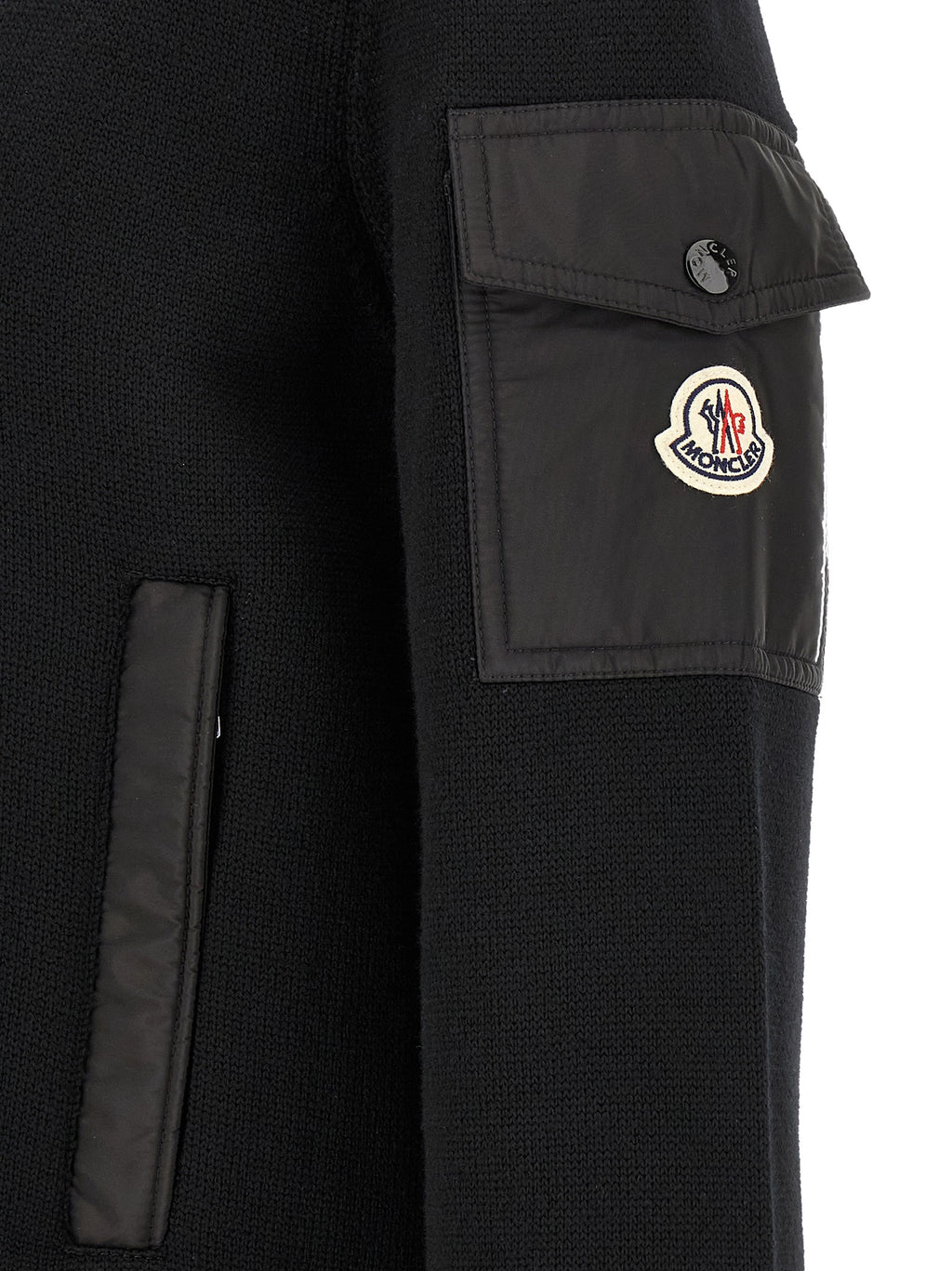 Black Polyamide Cardigan