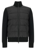 Black Polyester Cardigan