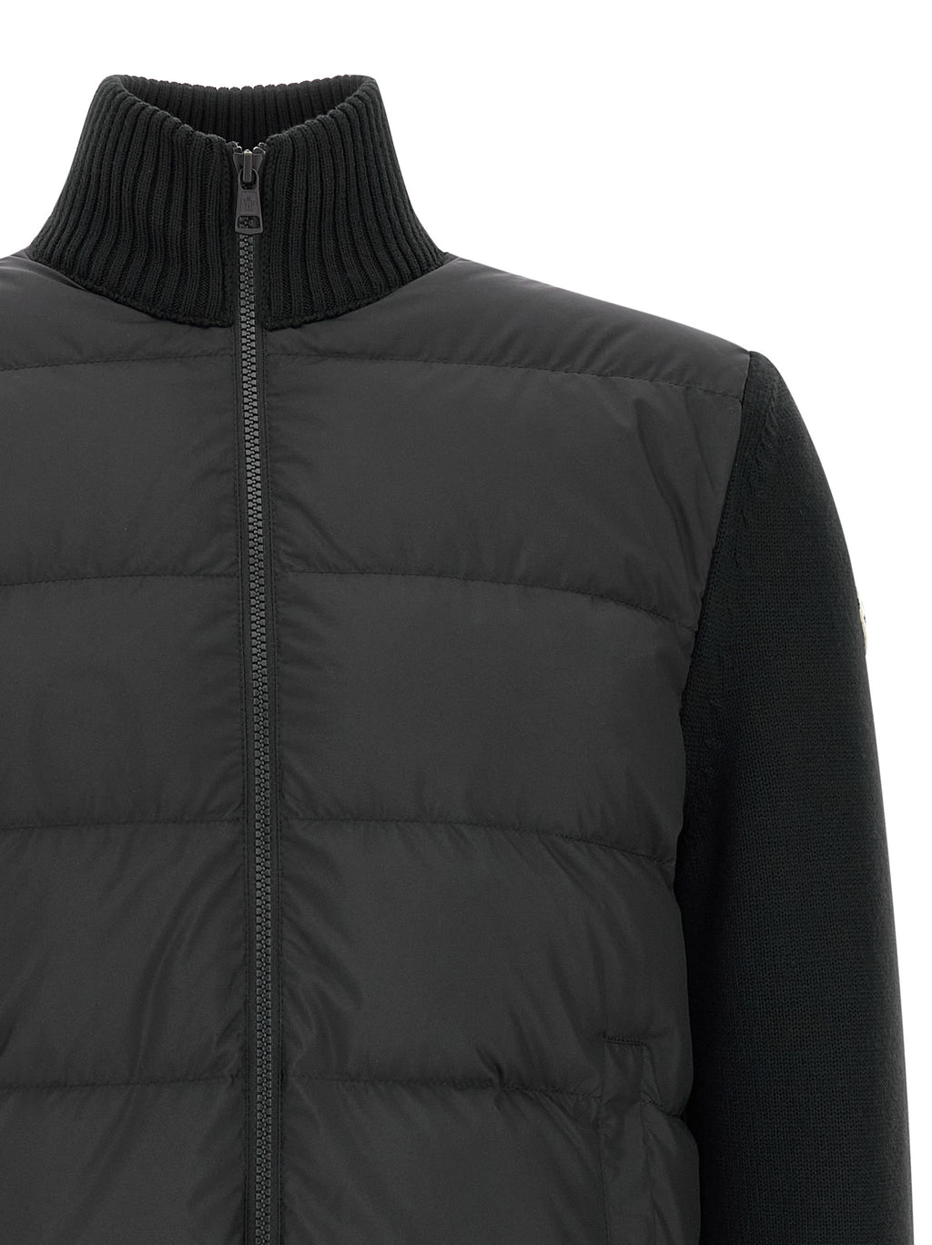 Black Polyester Cardigan