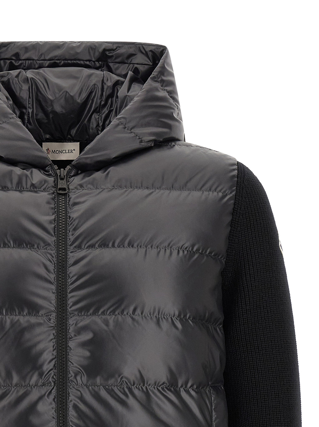 Black Polyester Cardigan