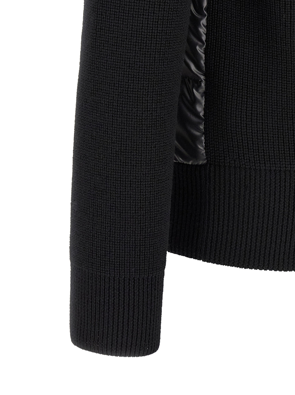 Black Polyester Cardigan