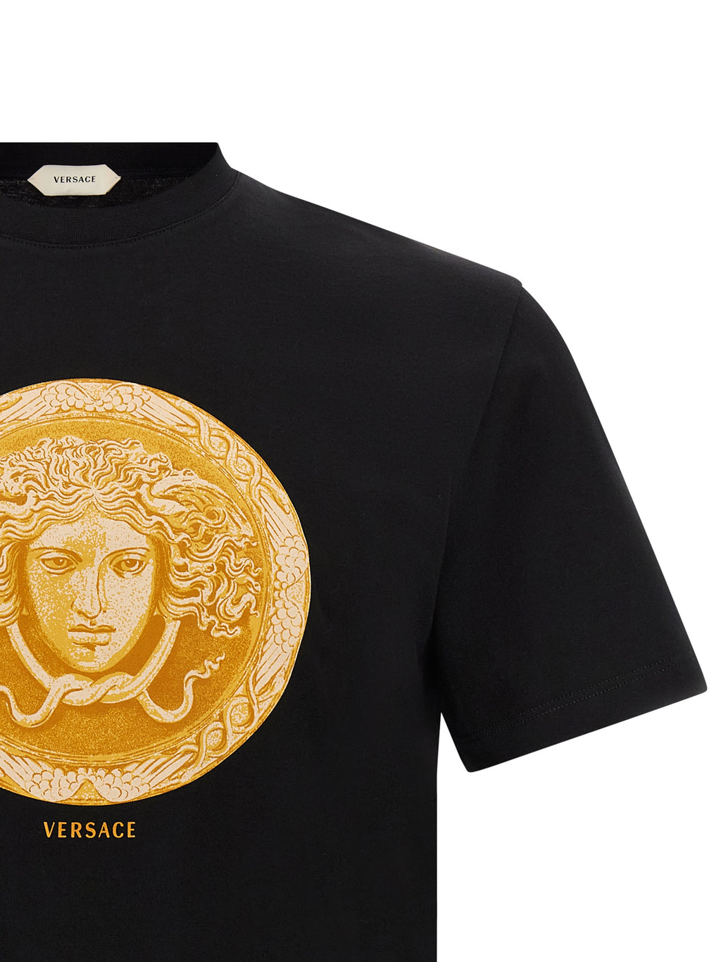 Black Cotton T-Shirt