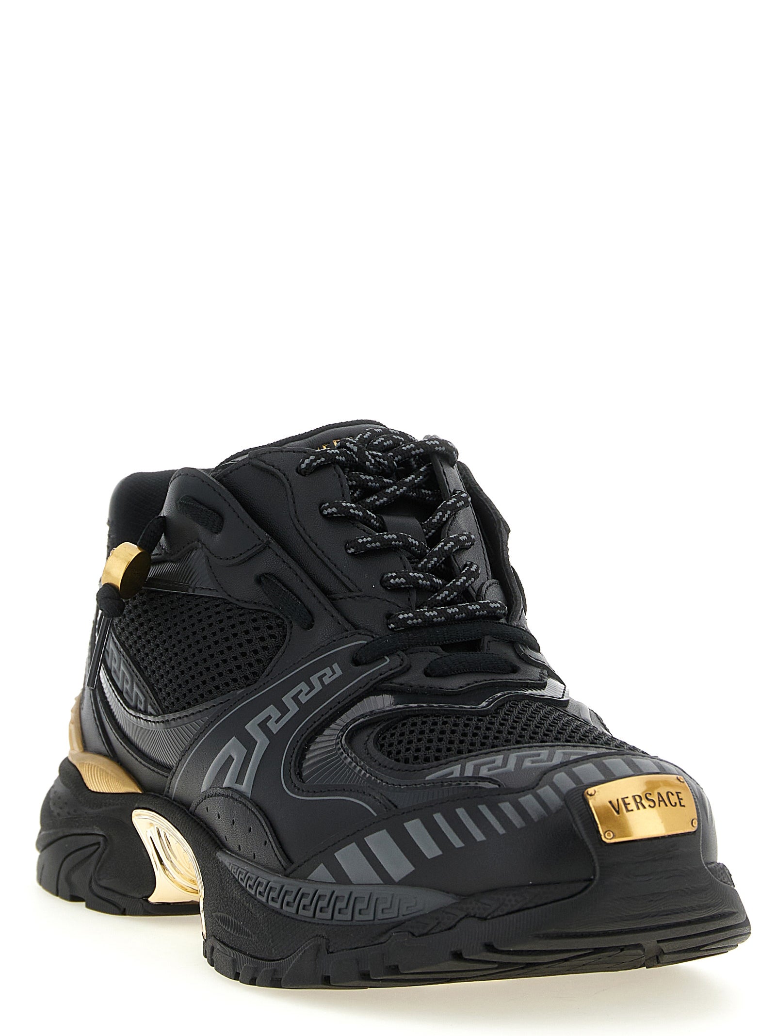 Multicolor Calfskin Athletic Sneakers