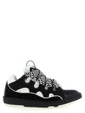 Bicolor Calfskin Chunky Sneakers