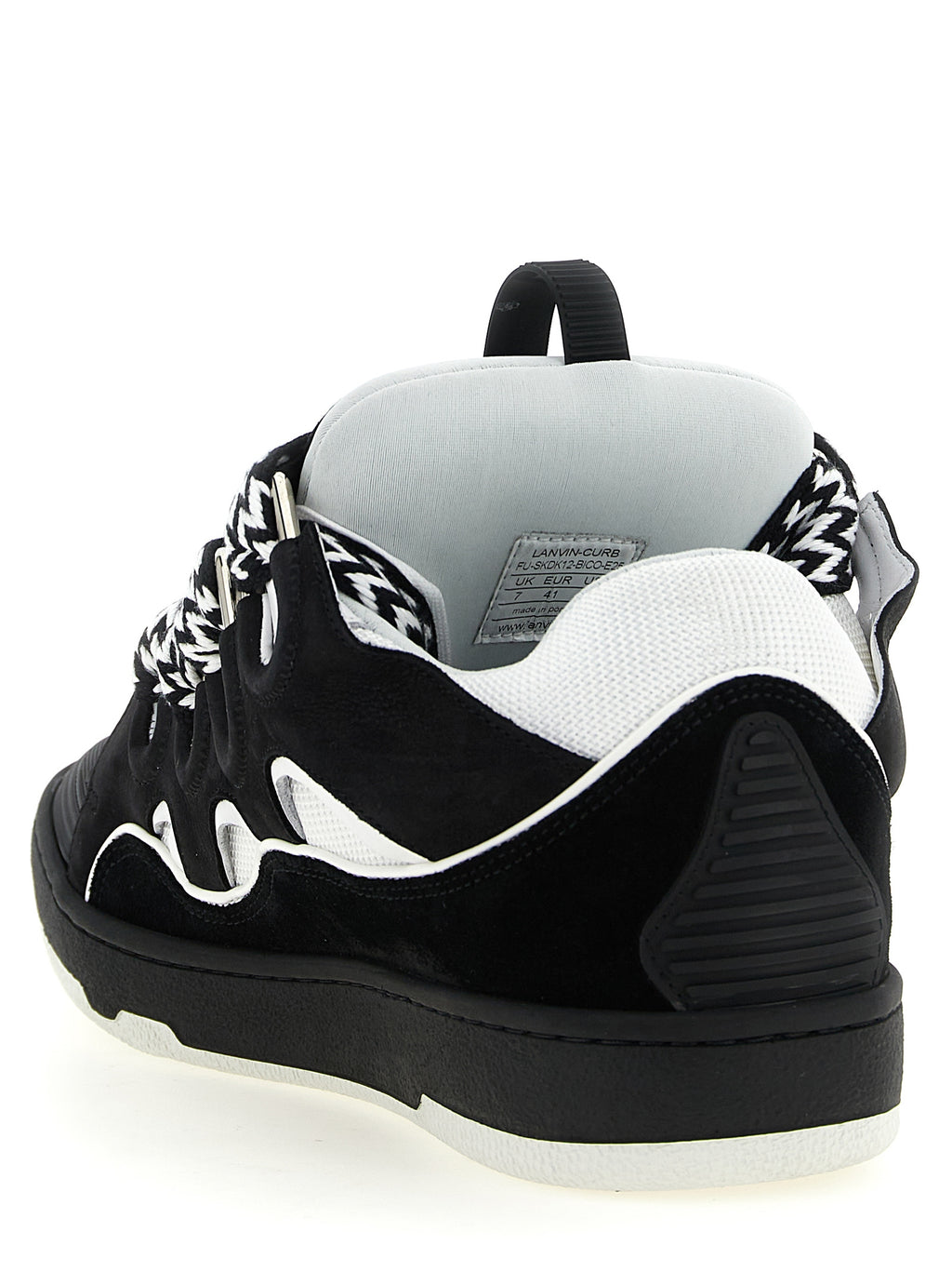 Bicolor Calfskin Chunky Sneakers