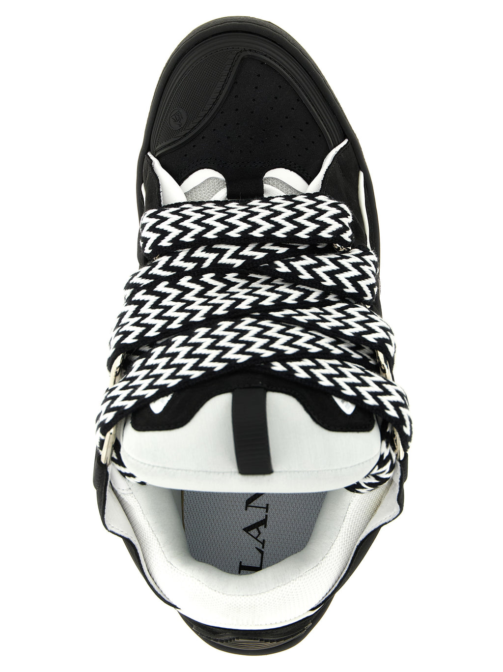 Bicolor Calfskin Chunky Sneakers