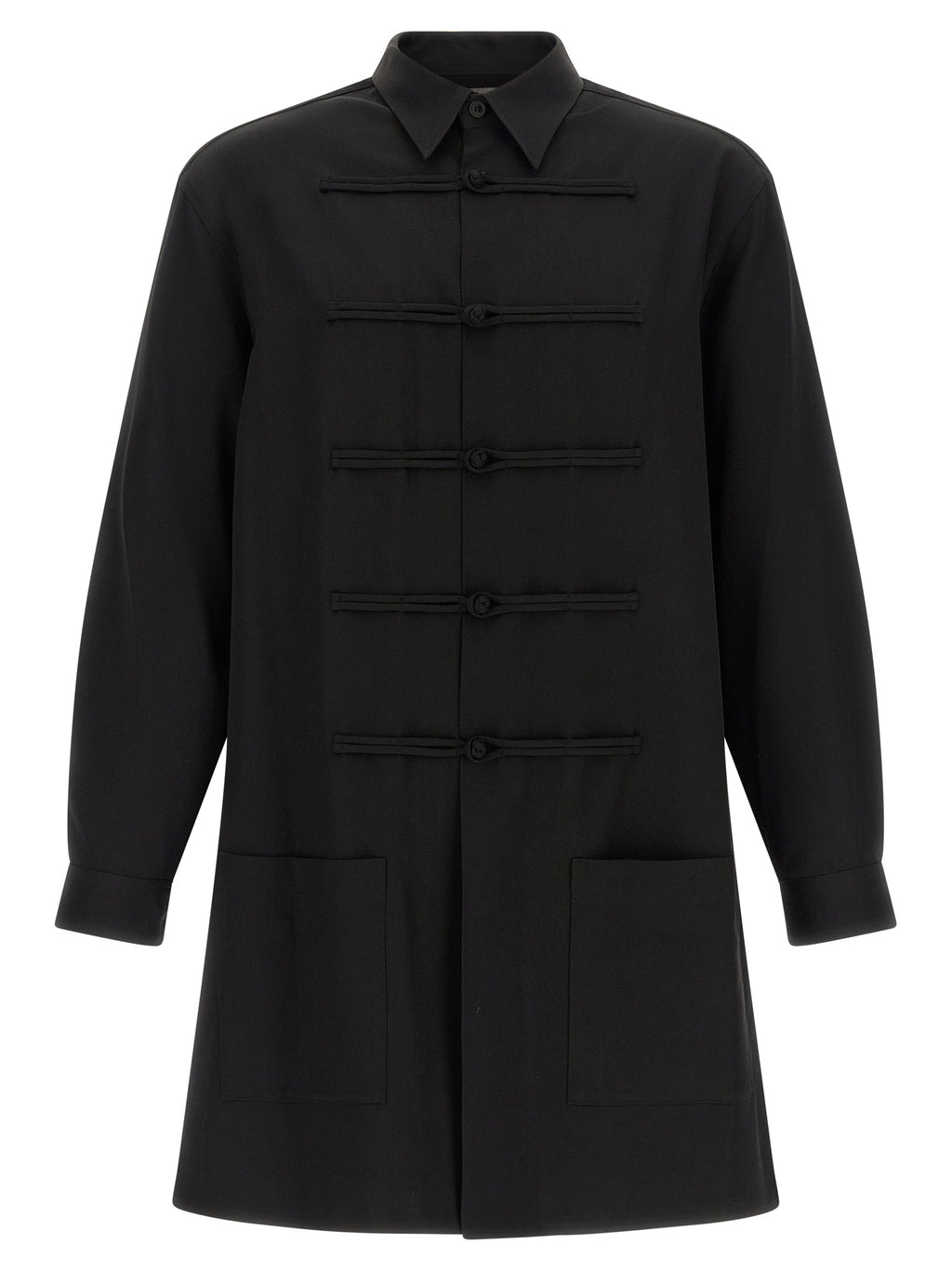 Black Wool Blouse