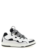Bicolor Calfskin Chunky Sneakers