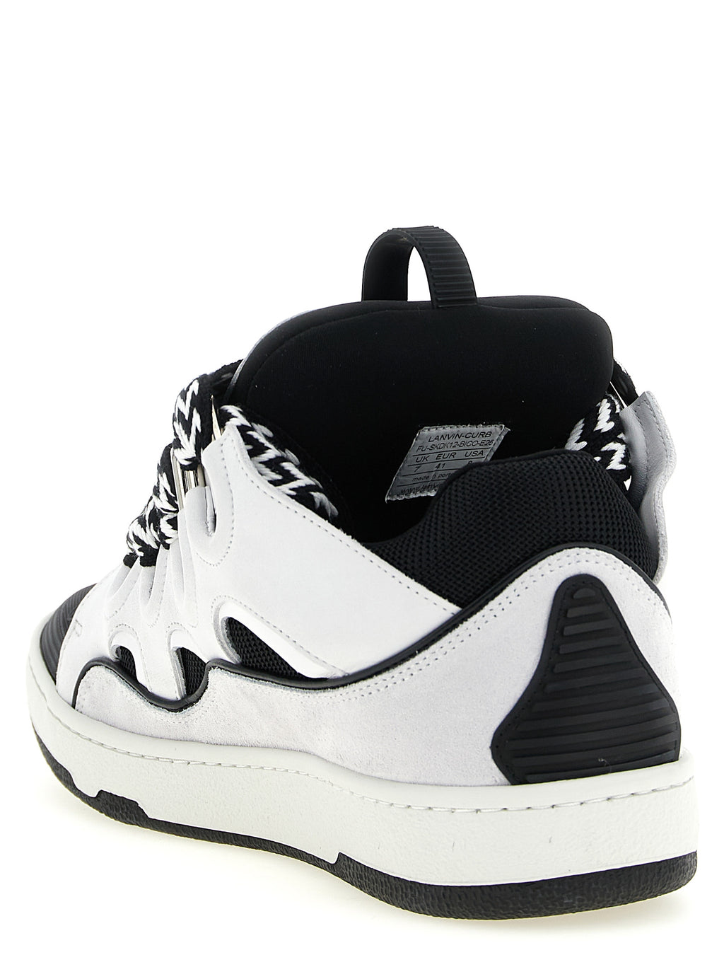 Bicolor Calfskin Chunky Sneakers