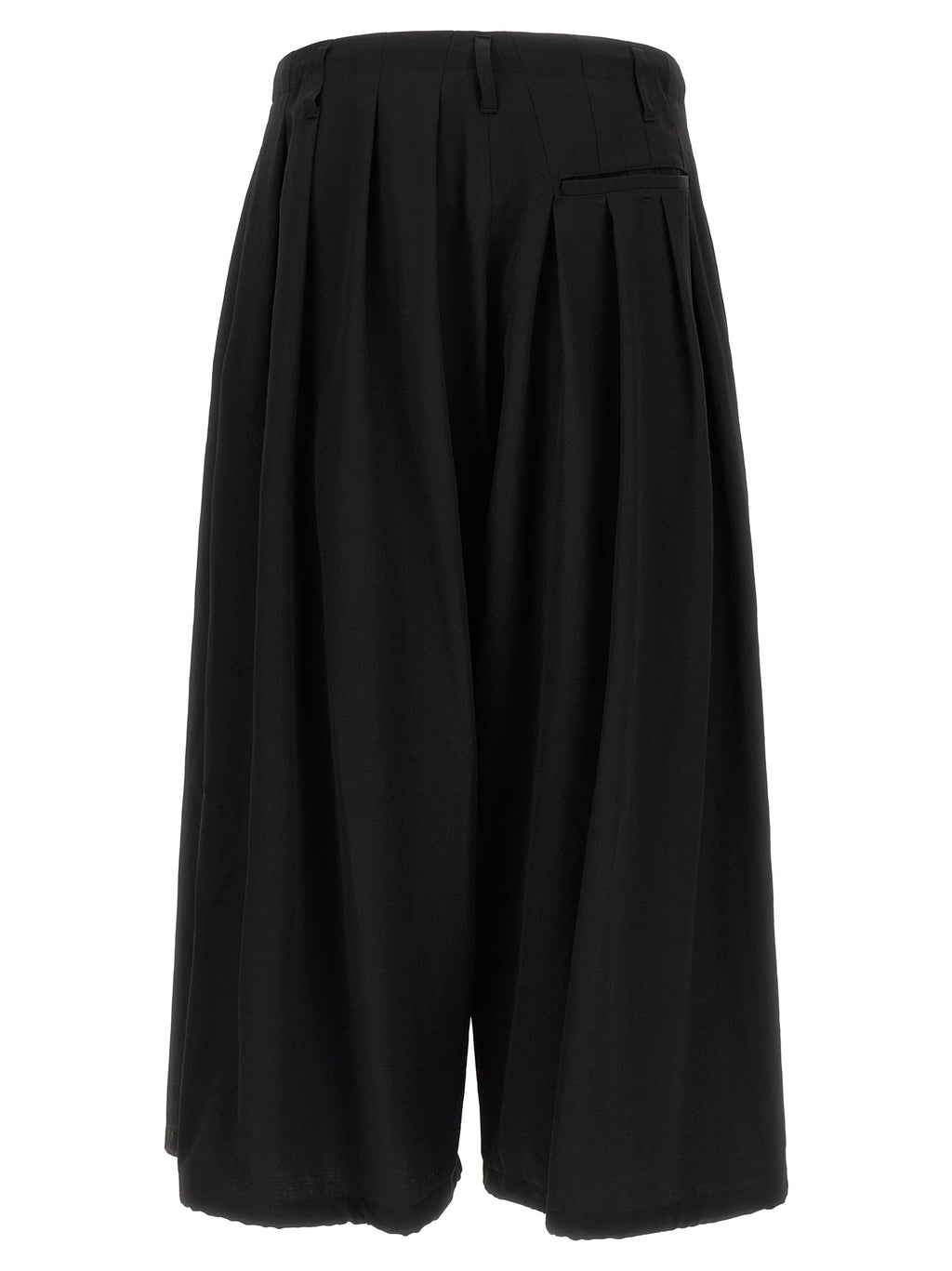 Black Wool Casual Pants