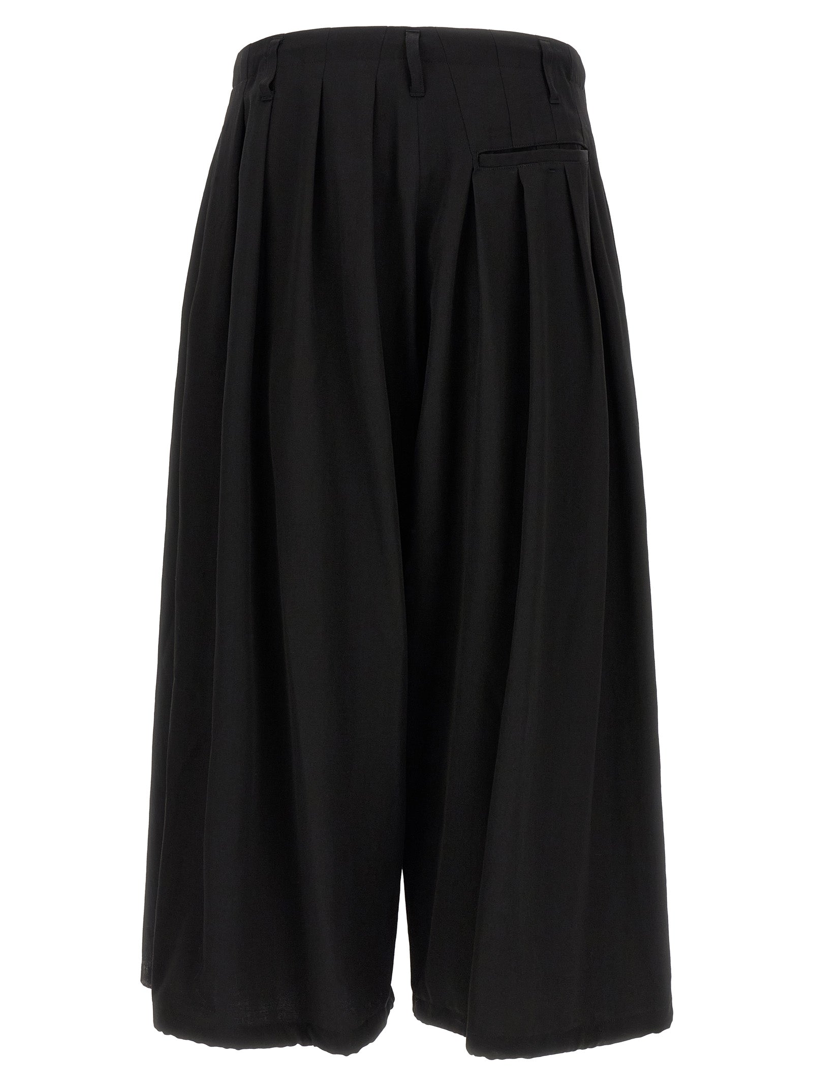 Black Wool Casual Pants