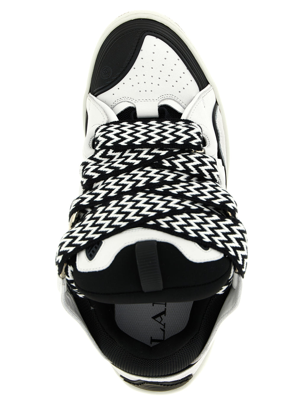 Bicolor Calfskin Chunky Sneakers