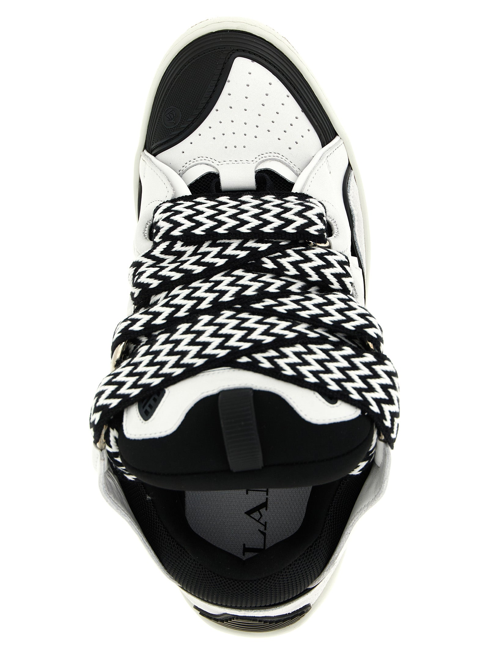 Bicolor Calfskin Chunky Sneakers