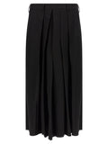 Black Wool Casual Pants