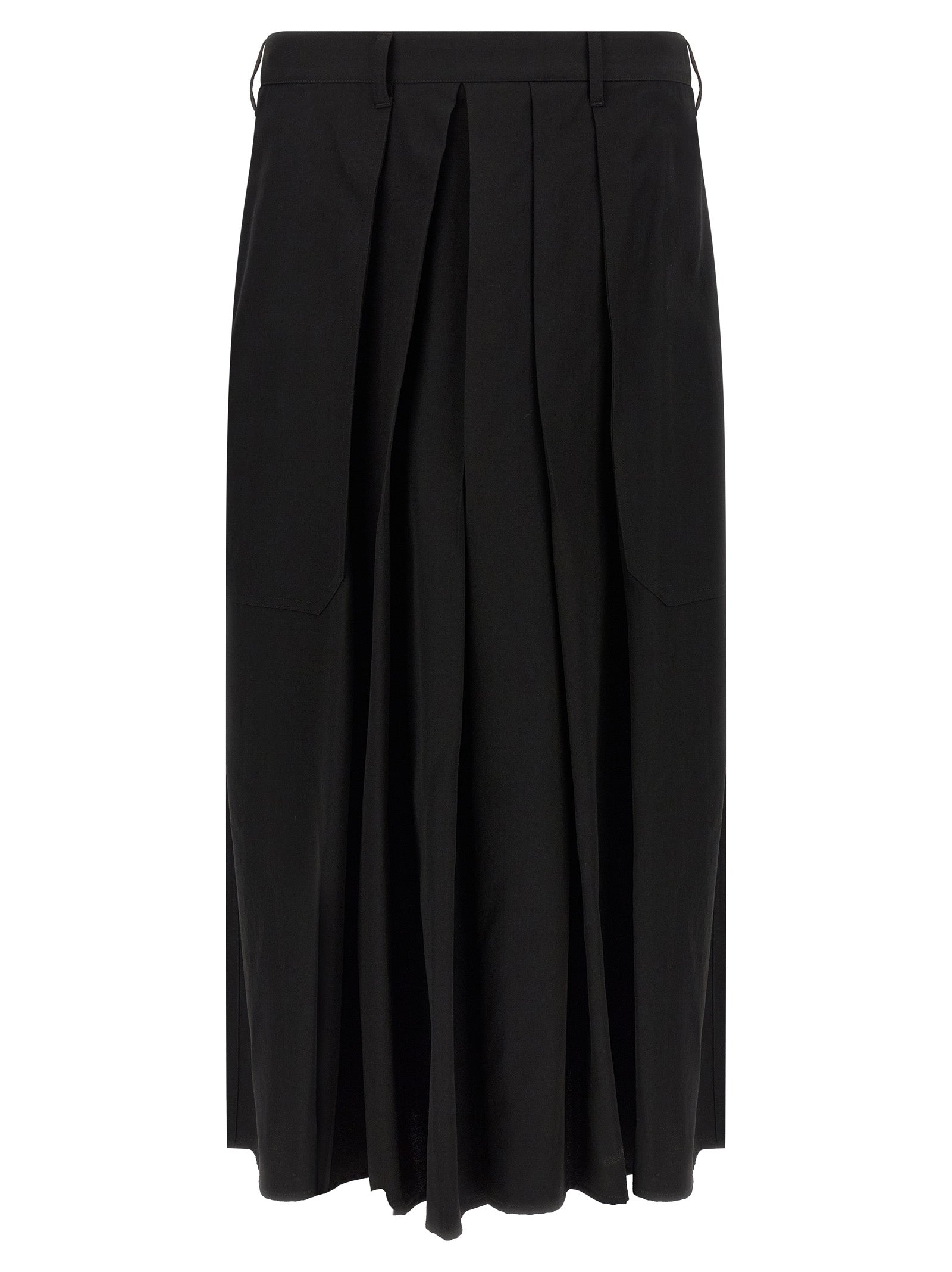 Black Wool Casual Pants