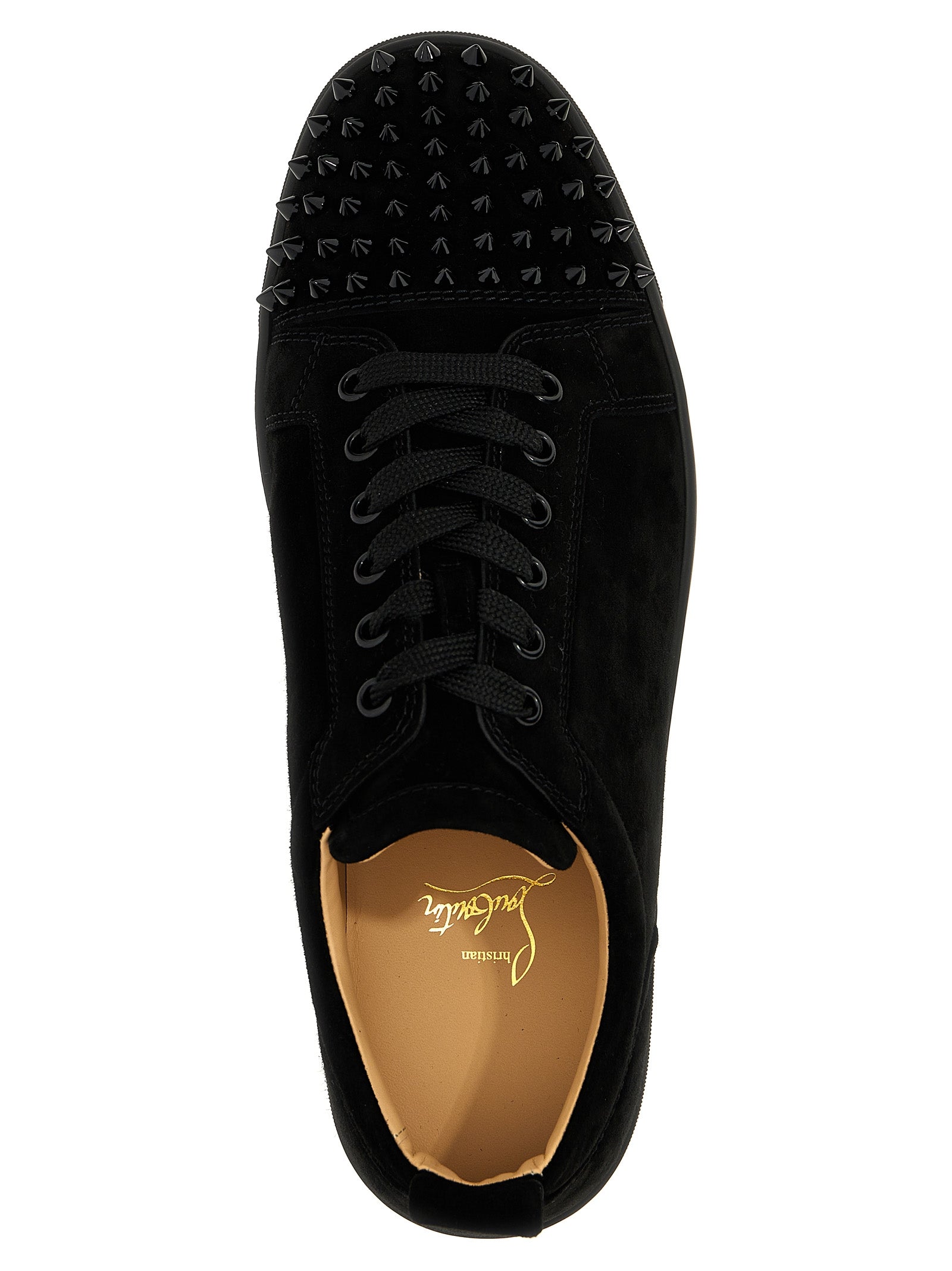 Black Calfskin Chunky Sneakers