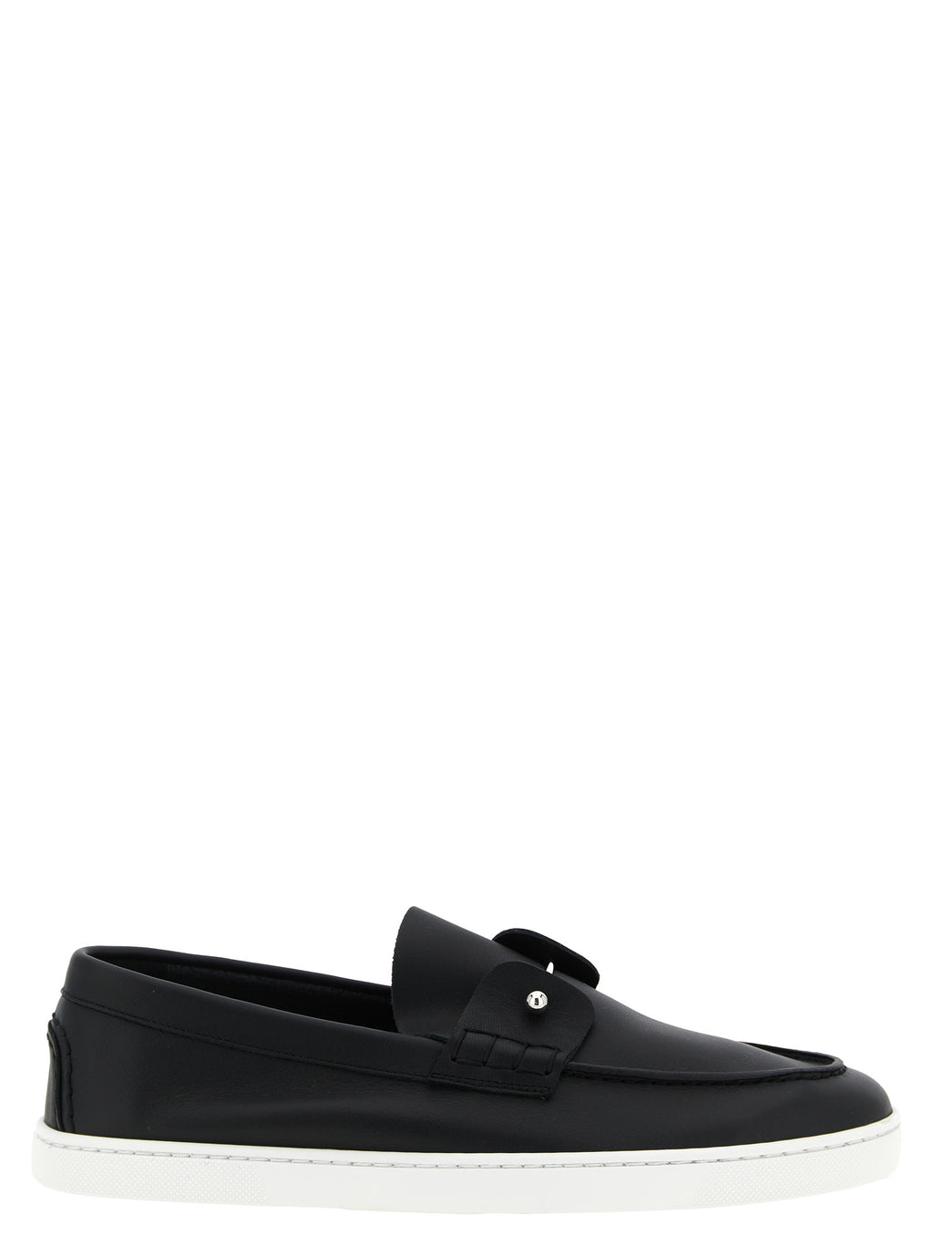 Black Calfskin Slip-On Loafers