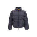 Gray Polyamide Full-Length Jacket