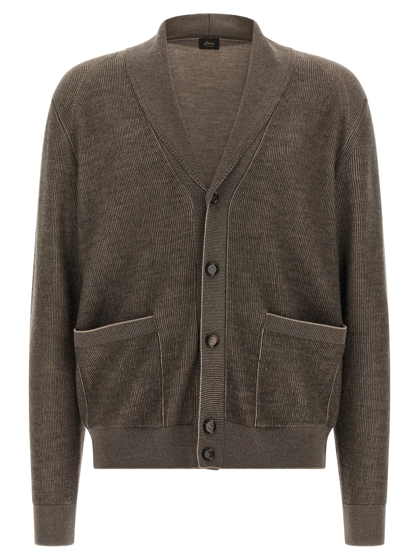 Brown Cashmere Cardigan
