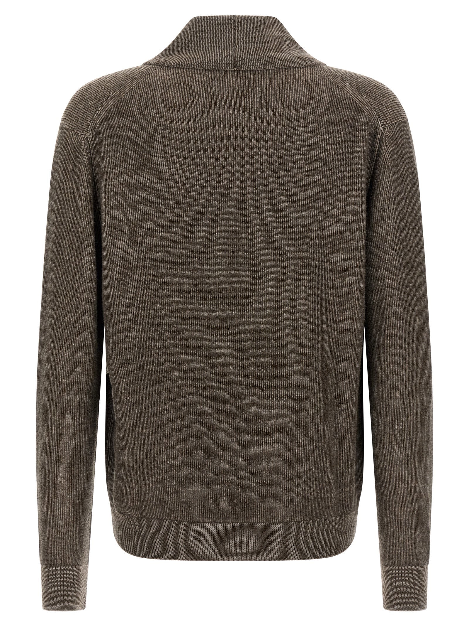 Brown Cashmere Cardigan