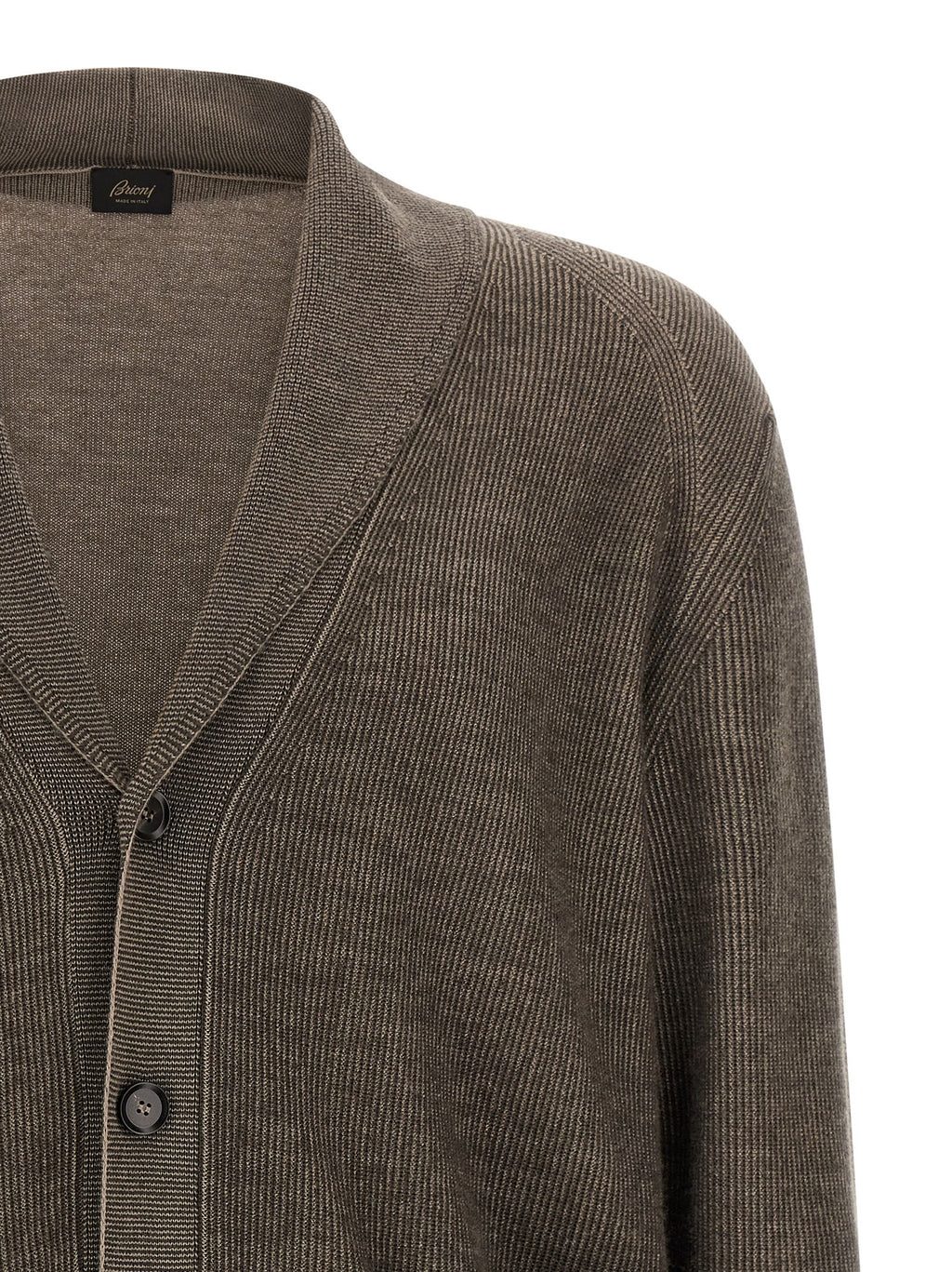 Brown Cashmere Cardigan