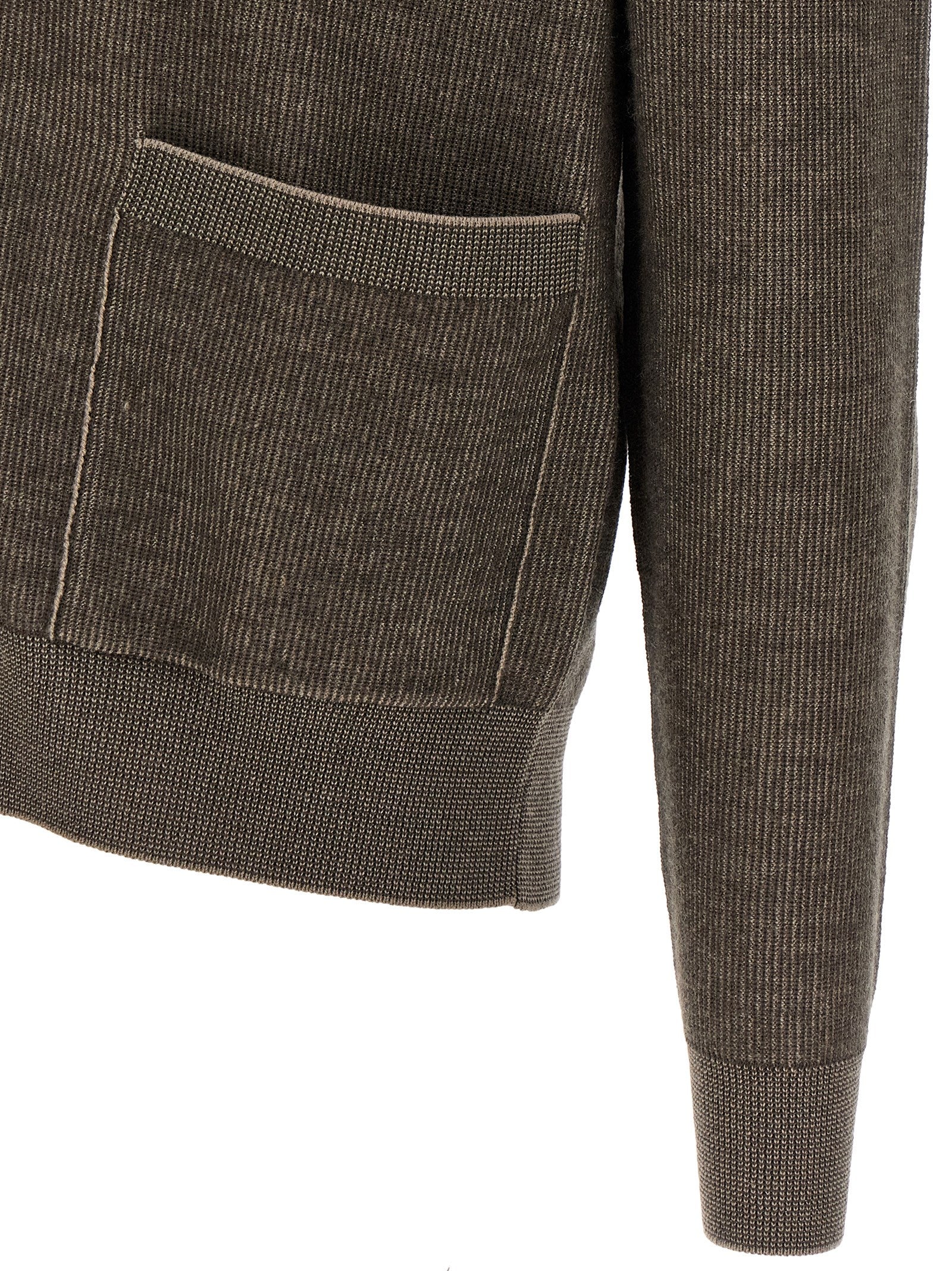 Brown Cashmere Cardigan