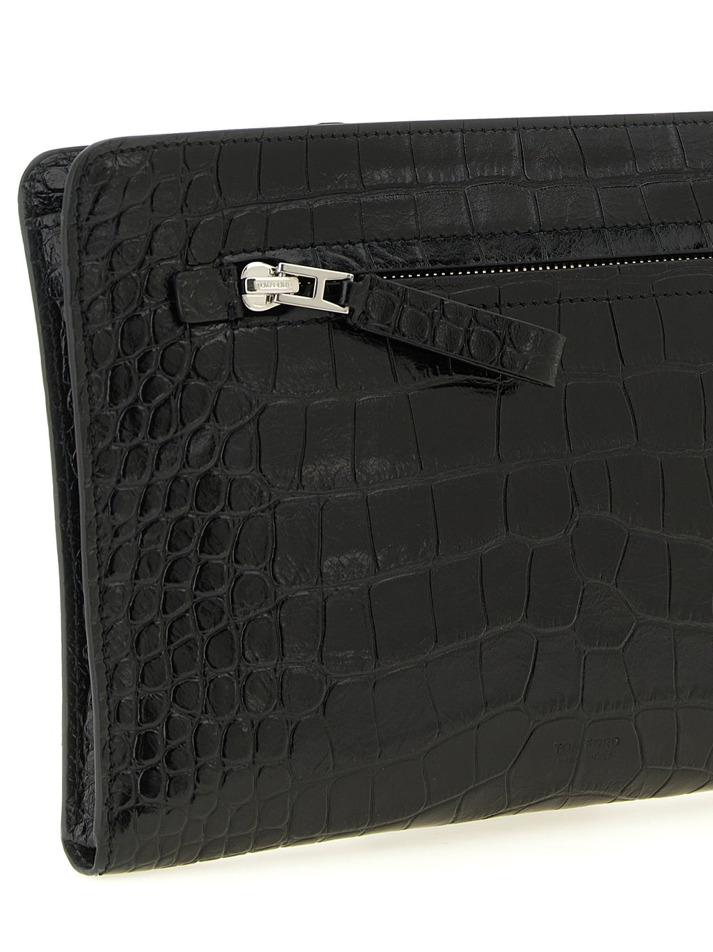 Black Calfskin Clutch Bag