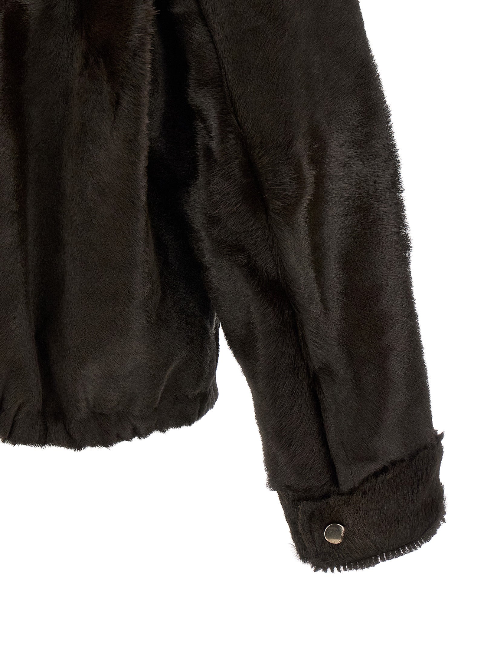 Brown Calfskin Leather Jacket