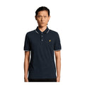 Blue Cotton Polo Shirt