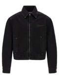 Black Cotton Denim Jacket