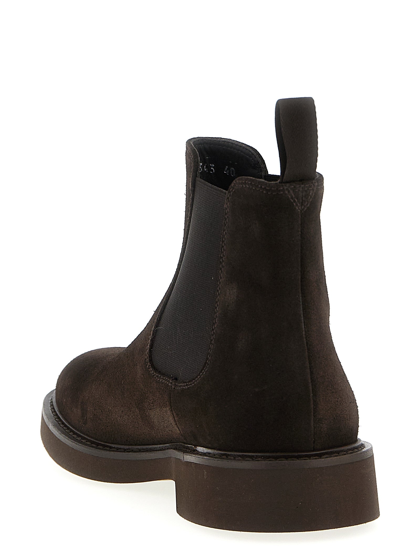 Brown Calfskin Chelsea Boots