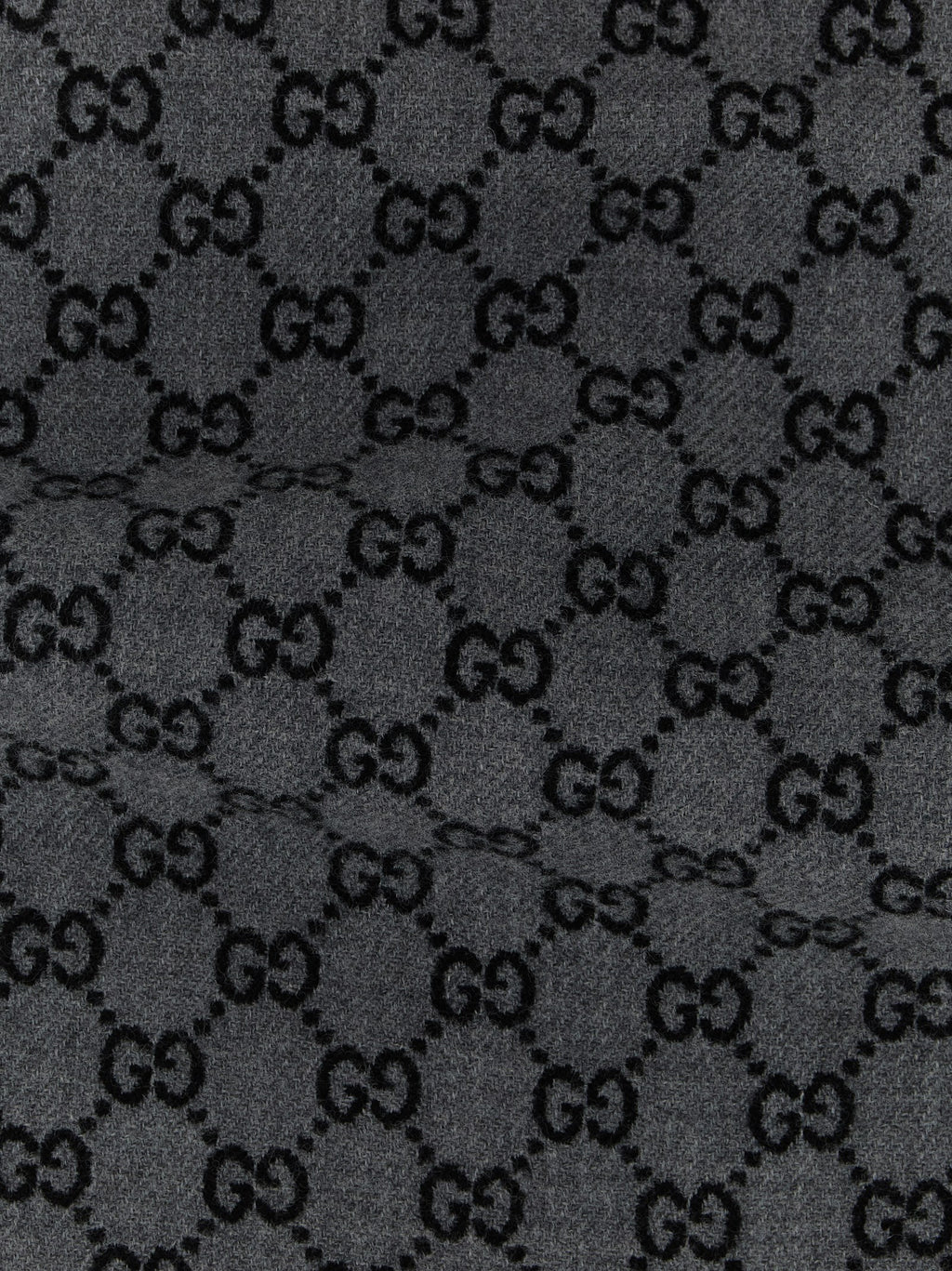 Gray Wool Scarf