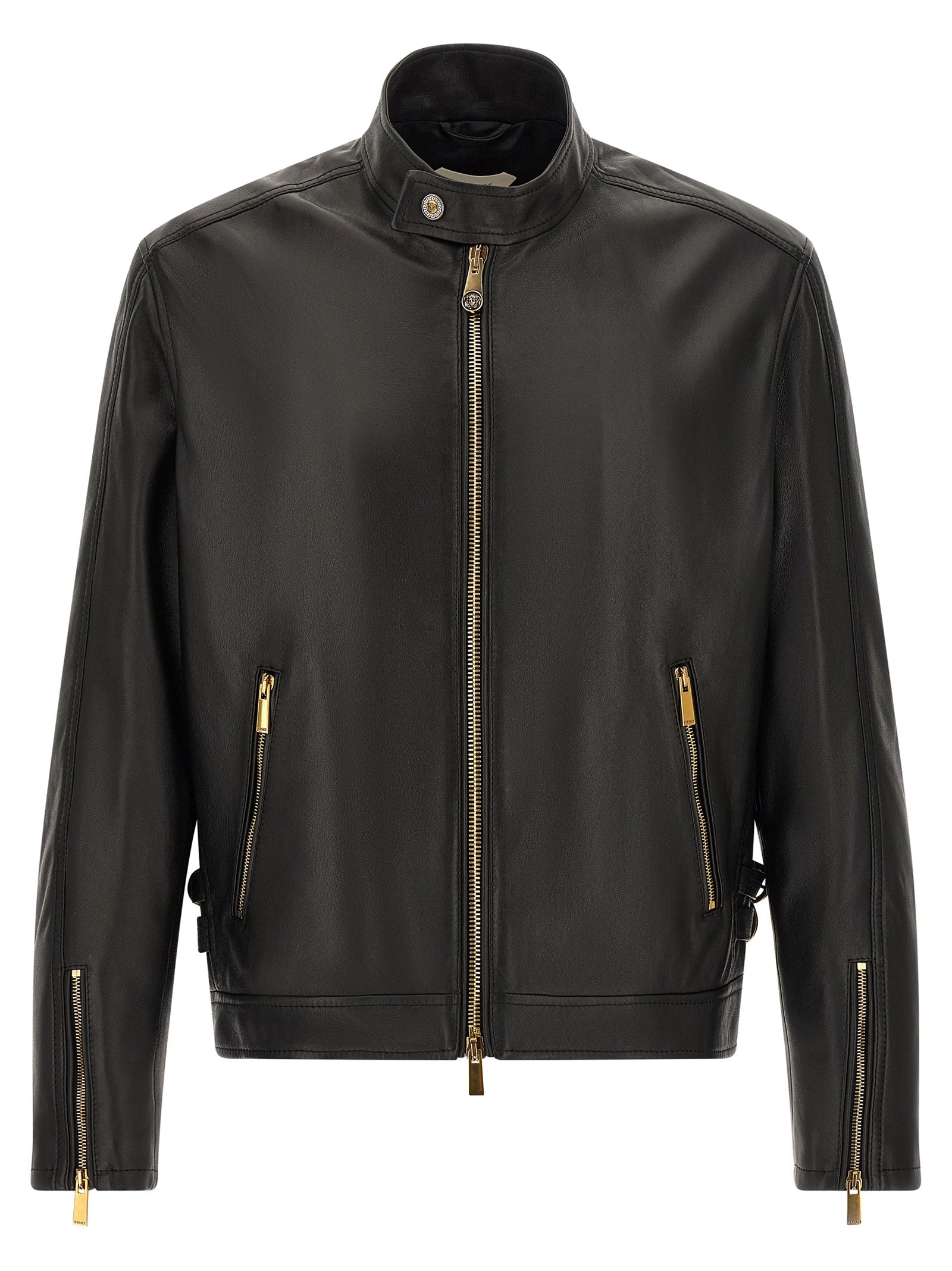 Black Lamb Leather Leather Jacket